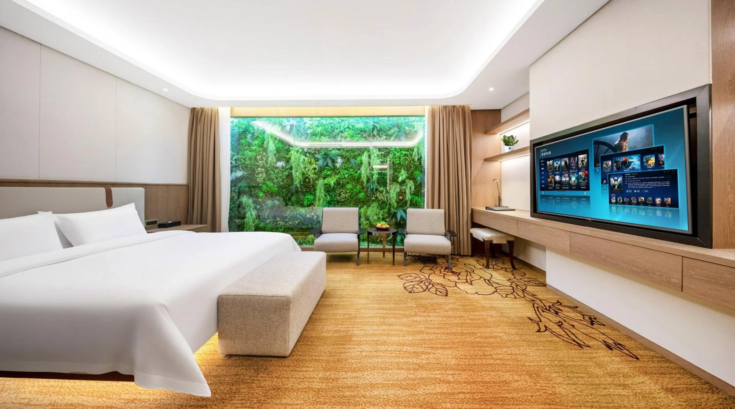 Bed in Honder International Hotel