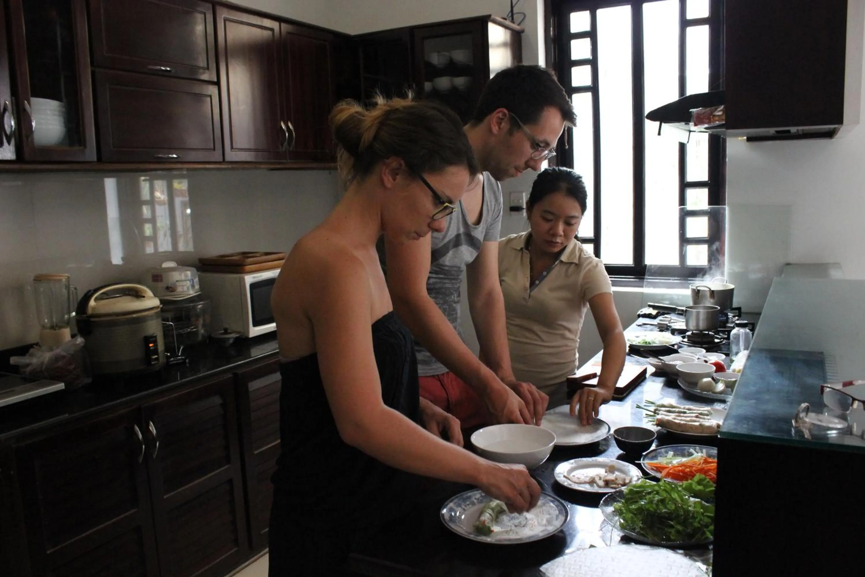 Kitchen or kitchenette in Green CoCo HomeStay