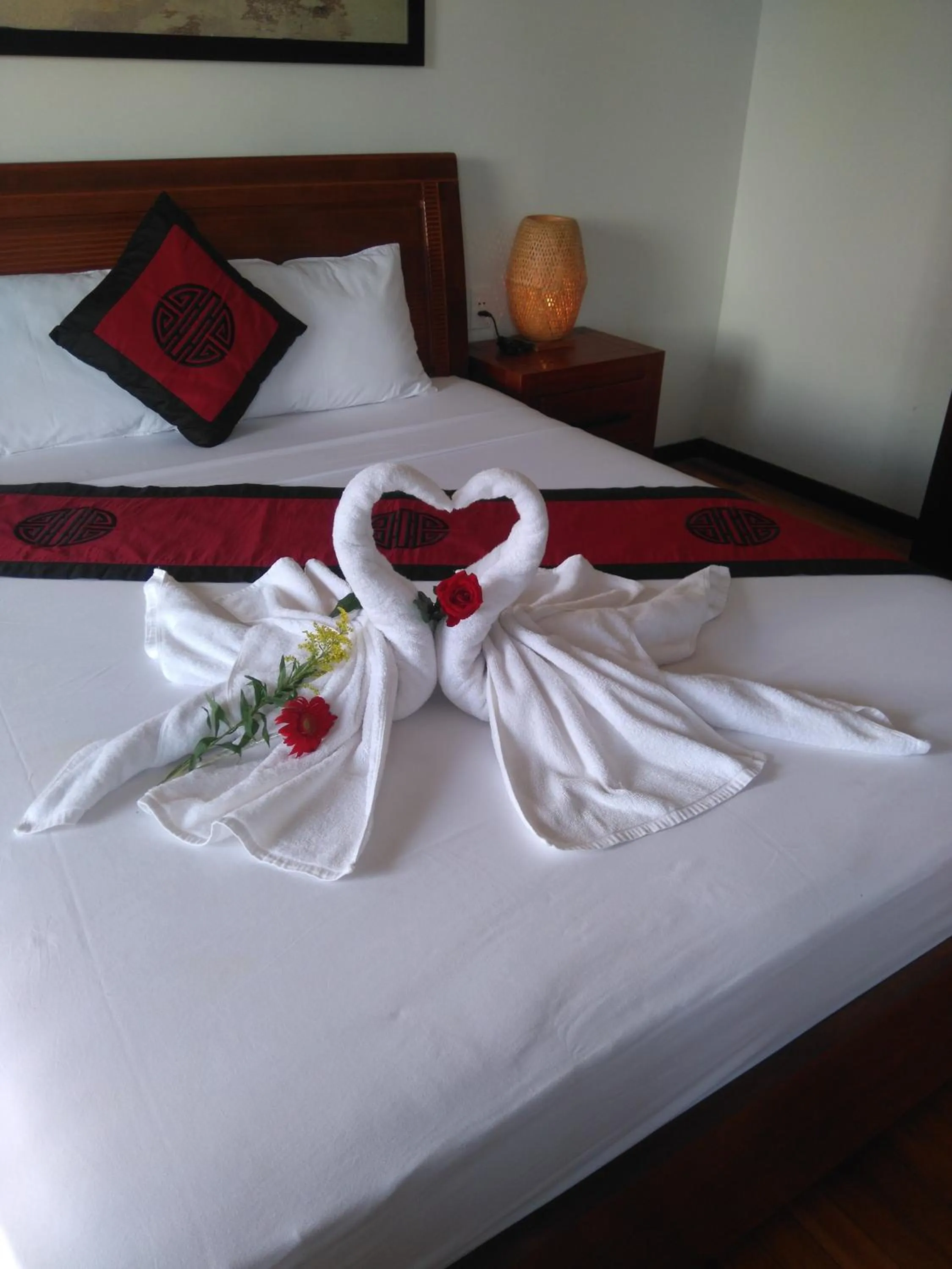 Decorative detail, Bed in Green CoCo HomeStay