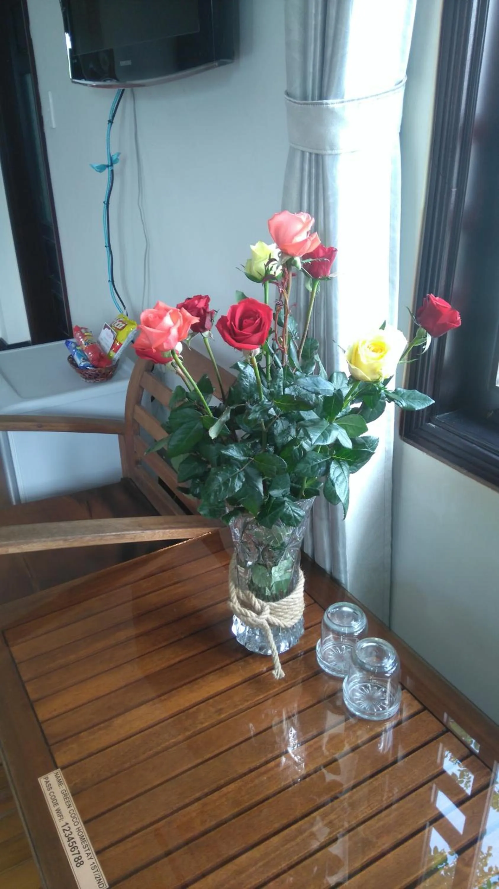 Decorative detail in Green CoCo HomeStay