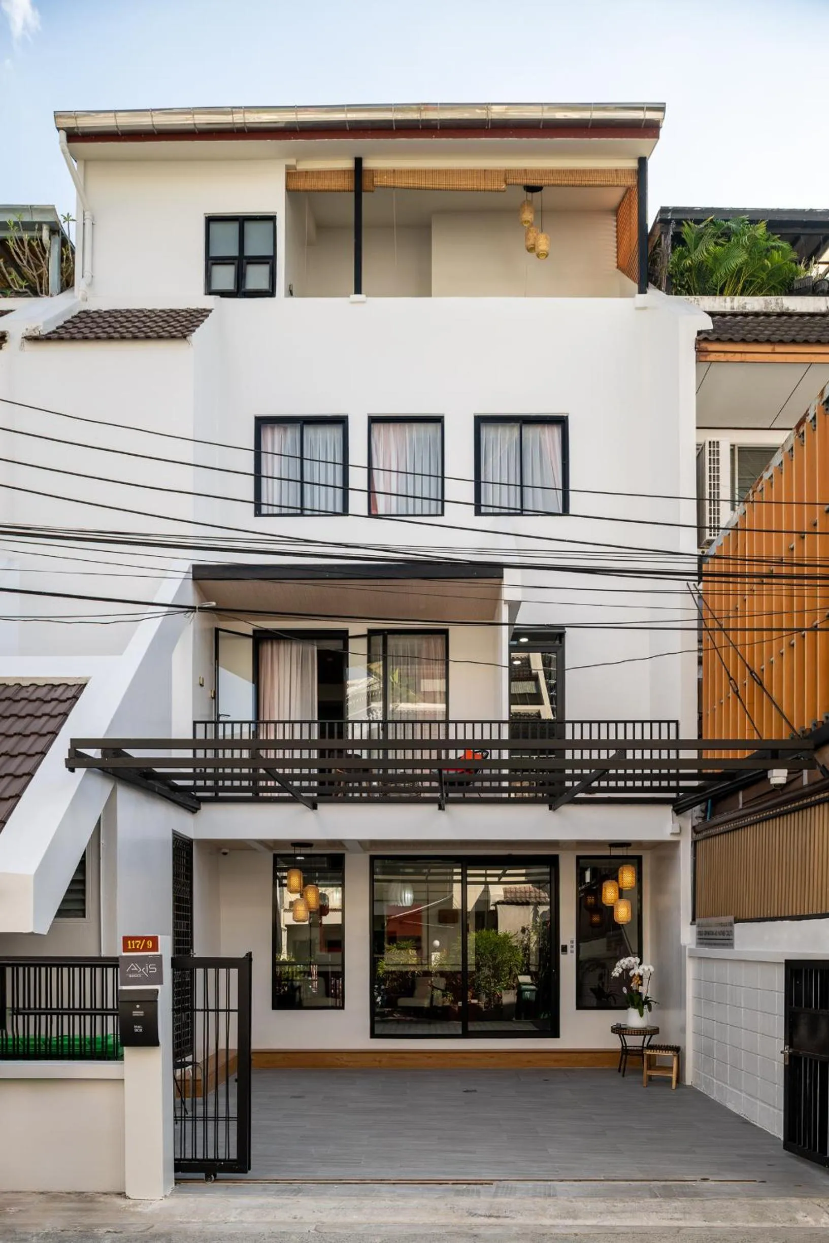 Property building in Boutique hotel Axis Bangkok