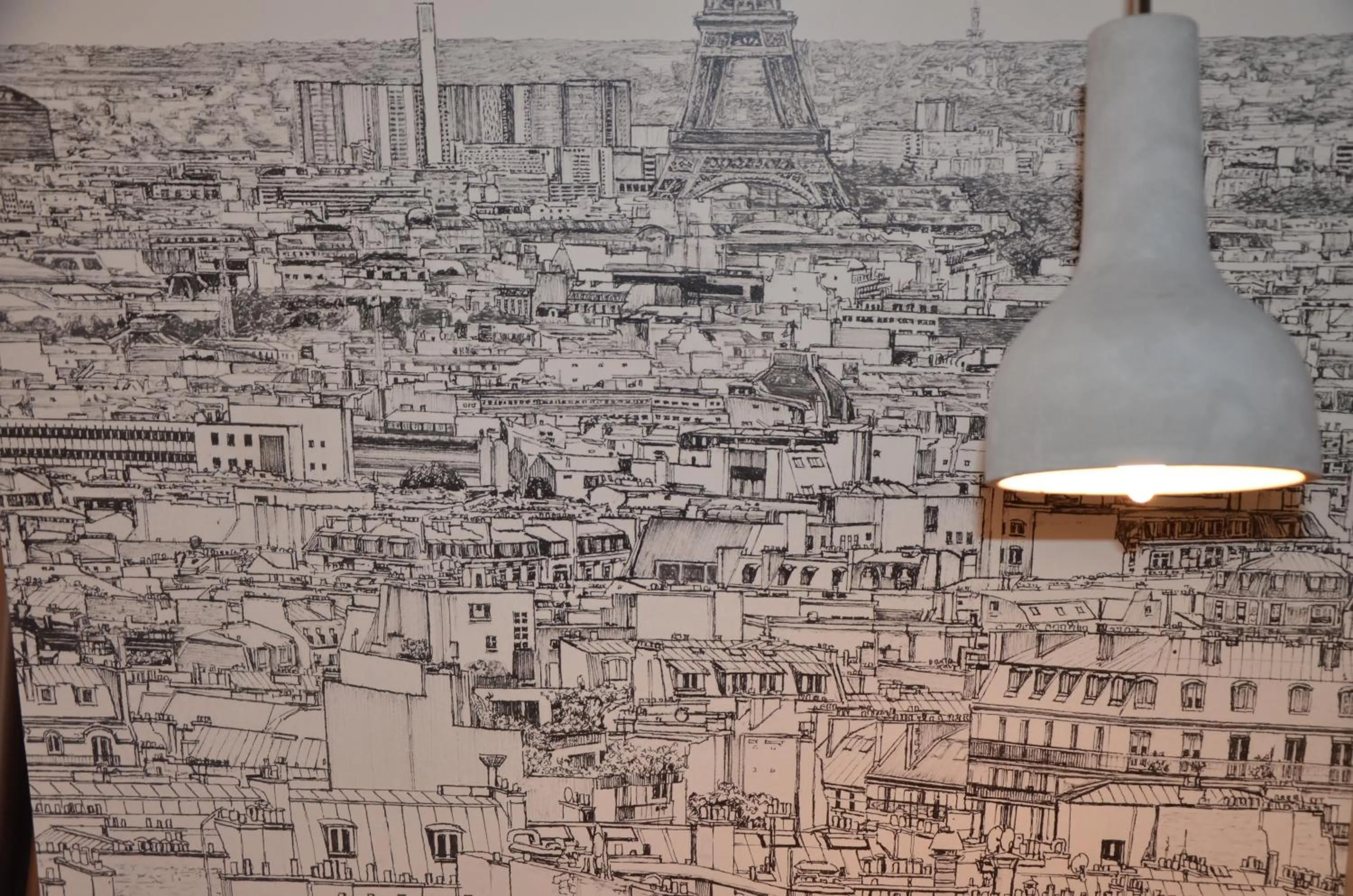 Decorative detail in Cler Hotel