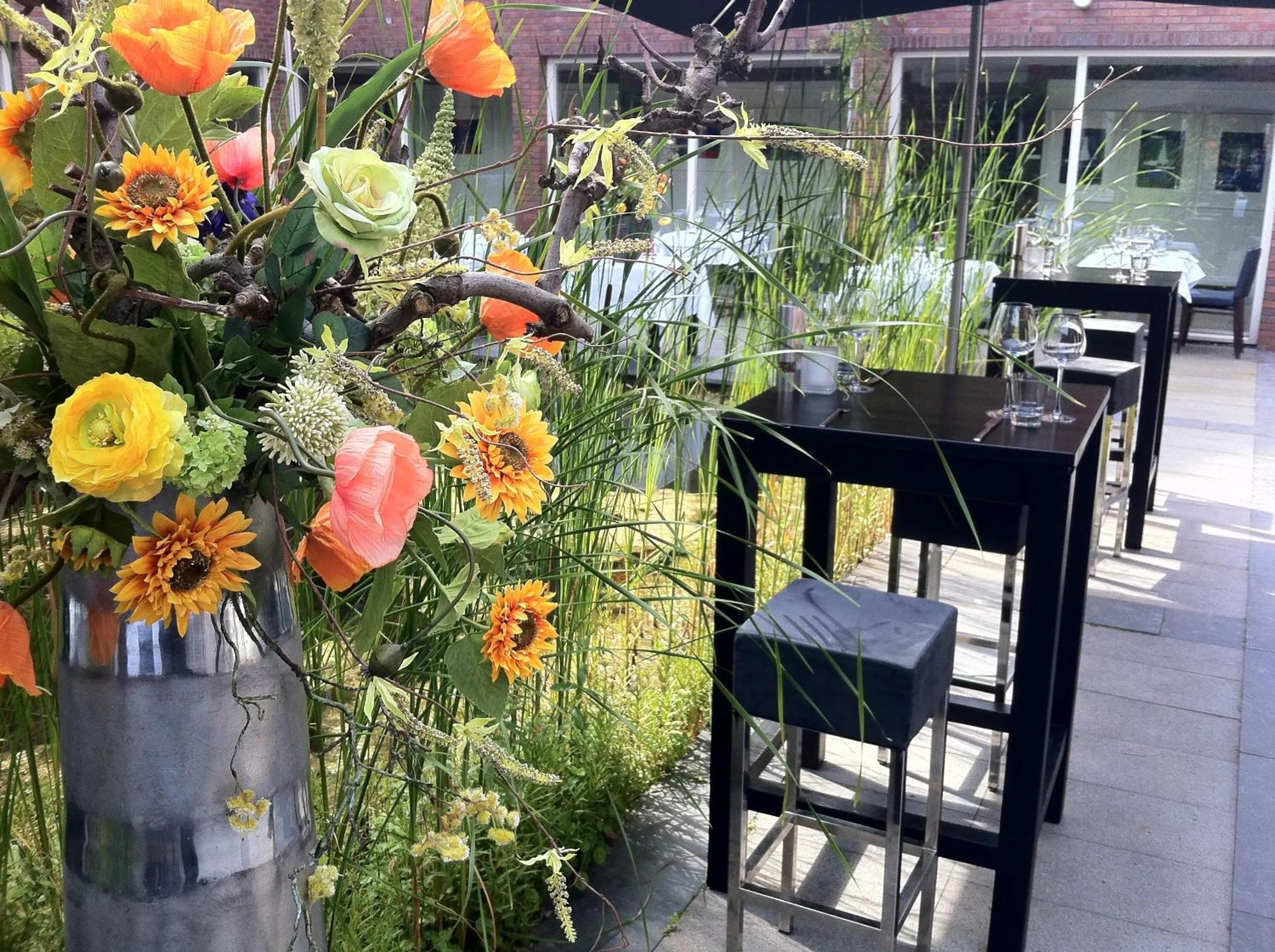 Balcony/Terrace in Leerhotel Het Klooster