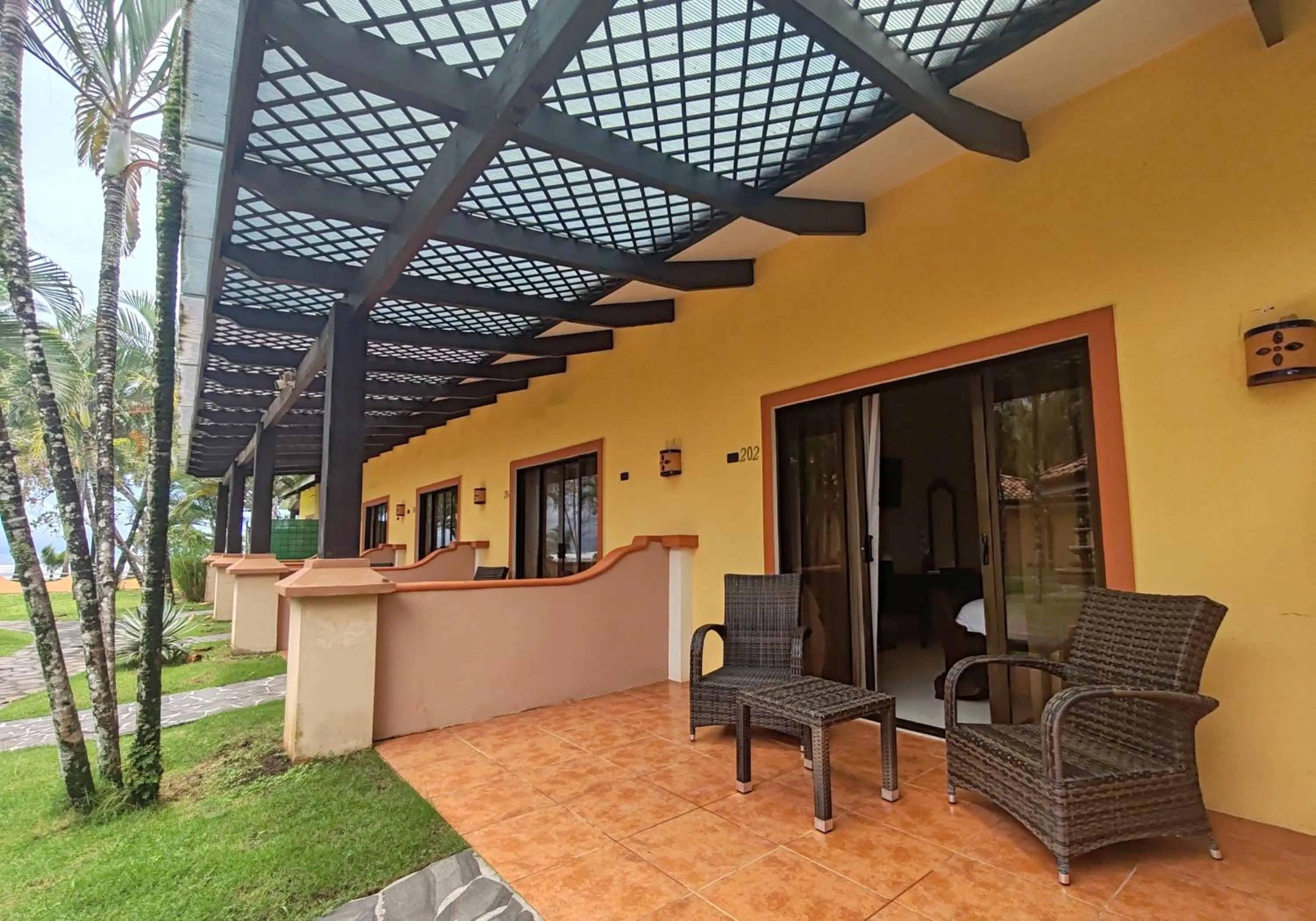 Patio in Marenaz Oceanfront Resort
