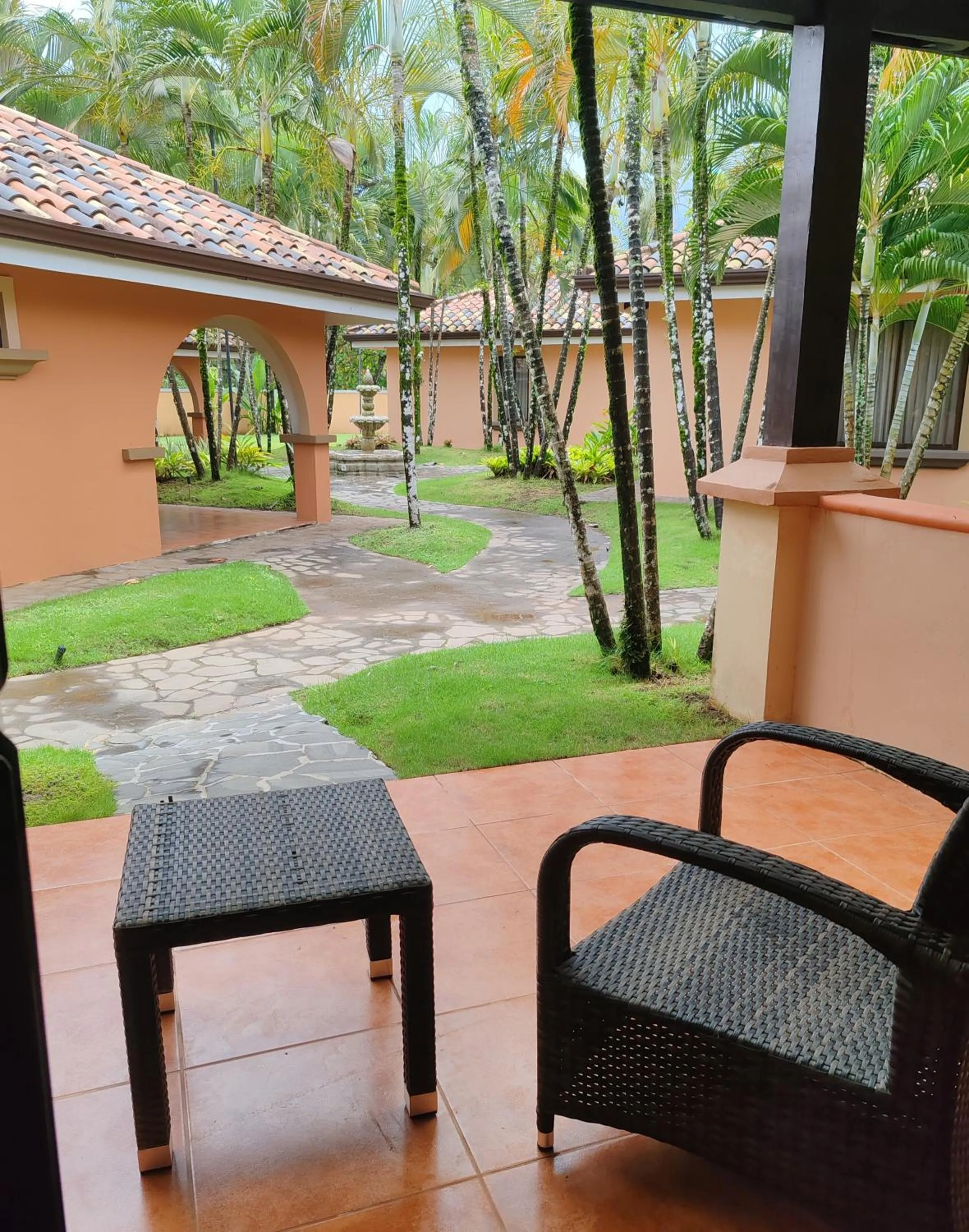 Patio in Marenaz Oceanfront Resort