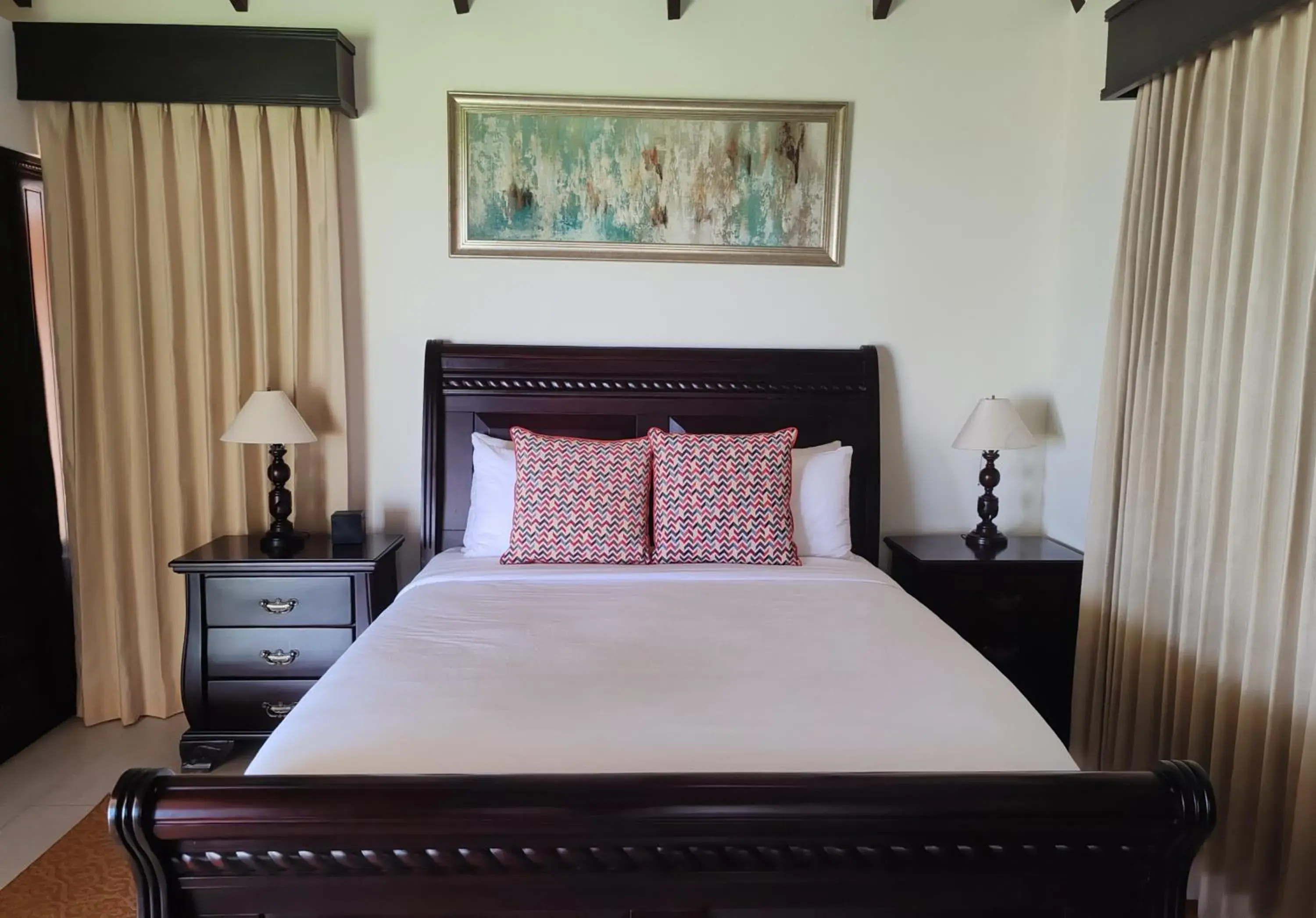 Bed in Marenaz Oceanfront Resort Bed in Marenaz Oceanfront Resort