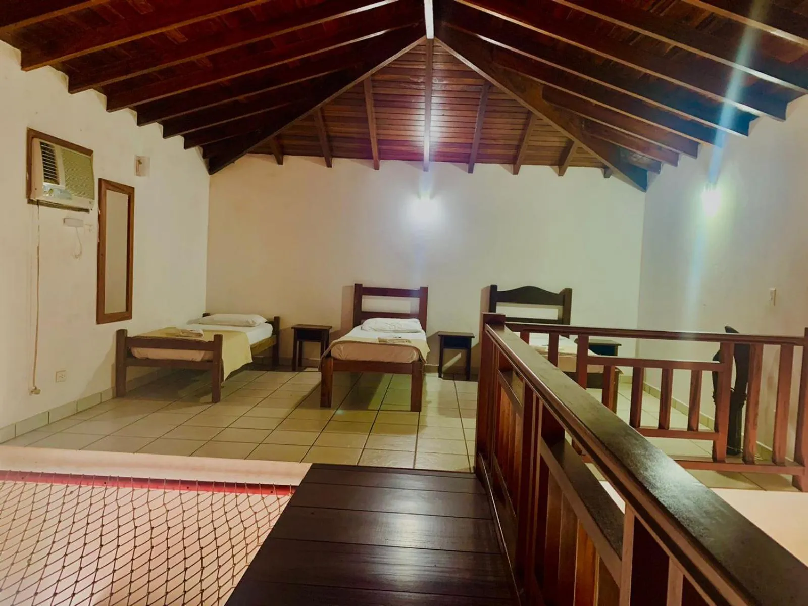 Bed in Brazish Pousada