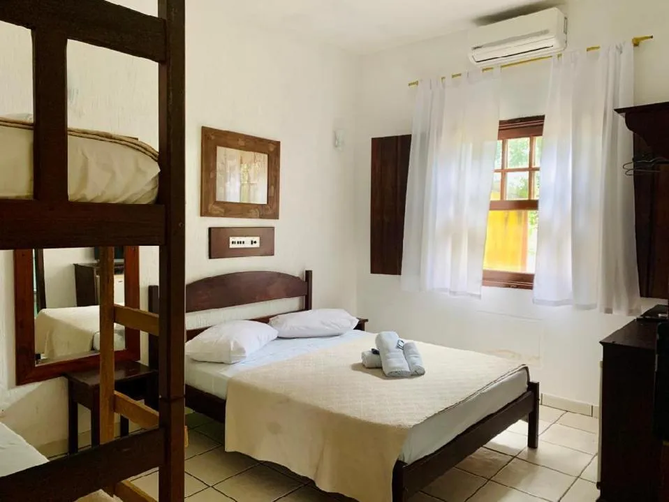 Bed in Brazish Pousada