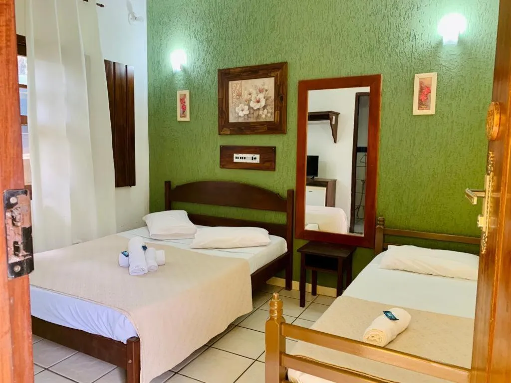 Bed in Brazish Pousada