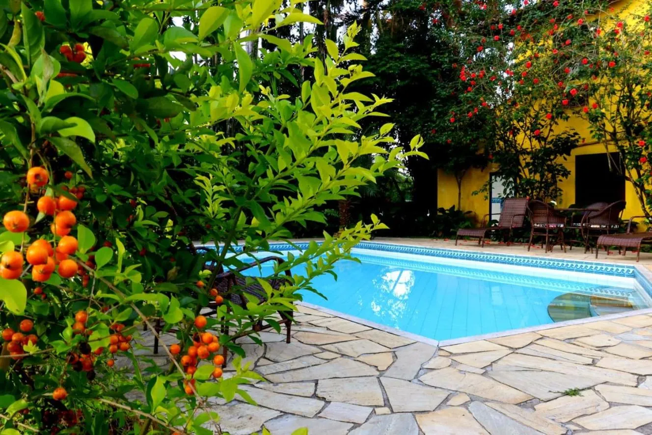 Pool view in Brazish Pousada