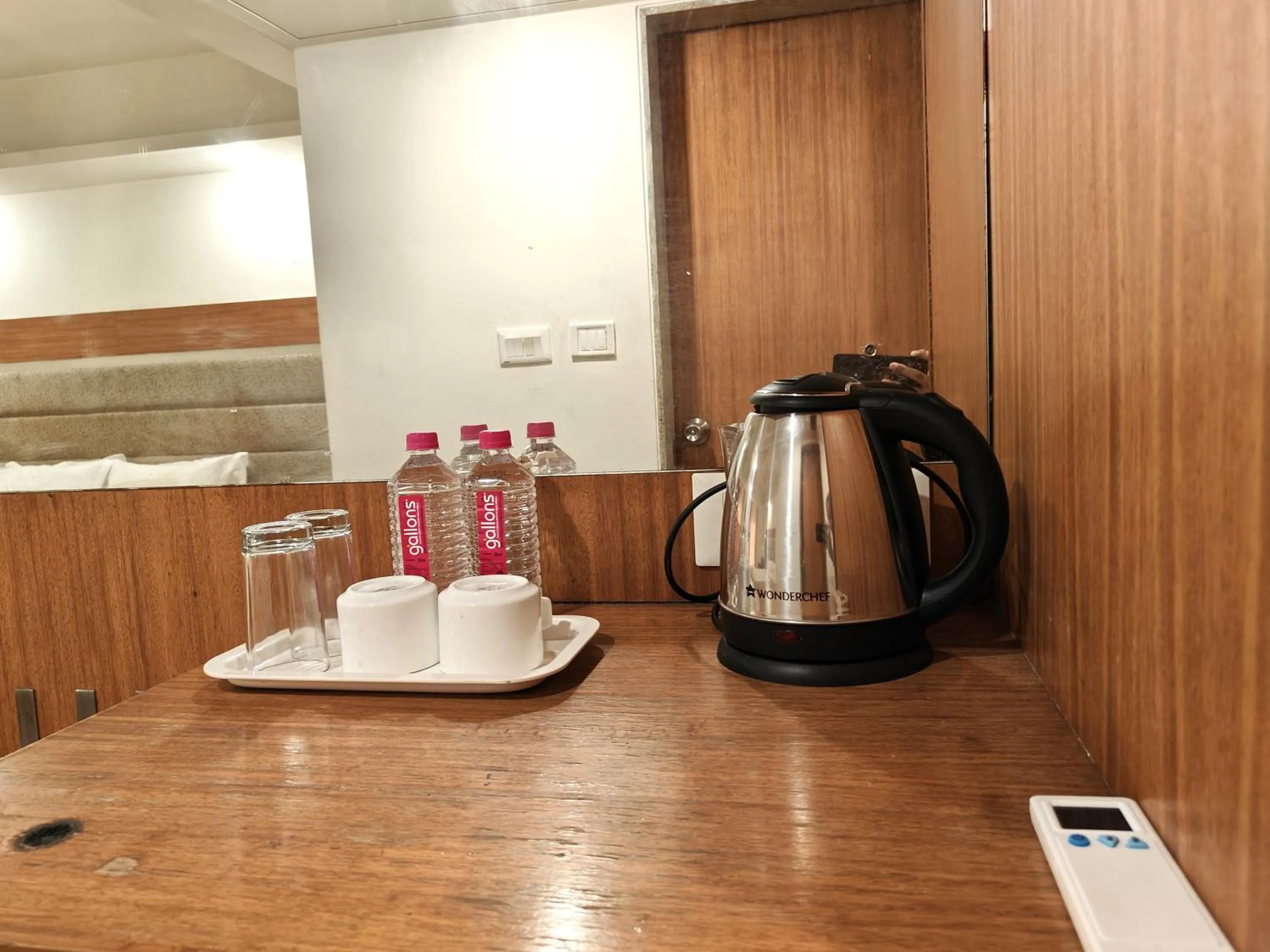 Coffee/tea facilities in The Sky Comfort, Ahmedabad