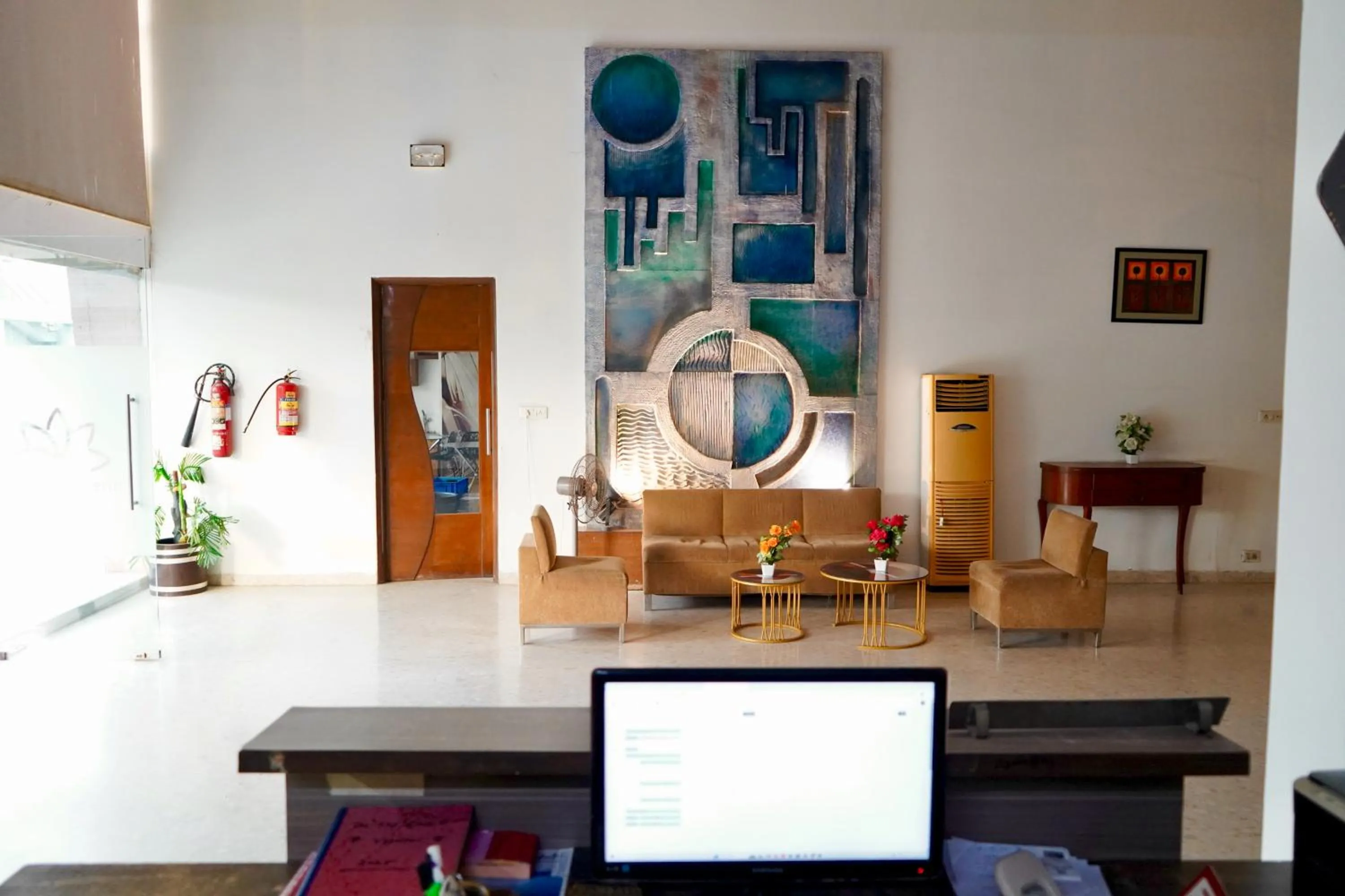 Lobby or reception in The Sky Comfort, Ahmedabad