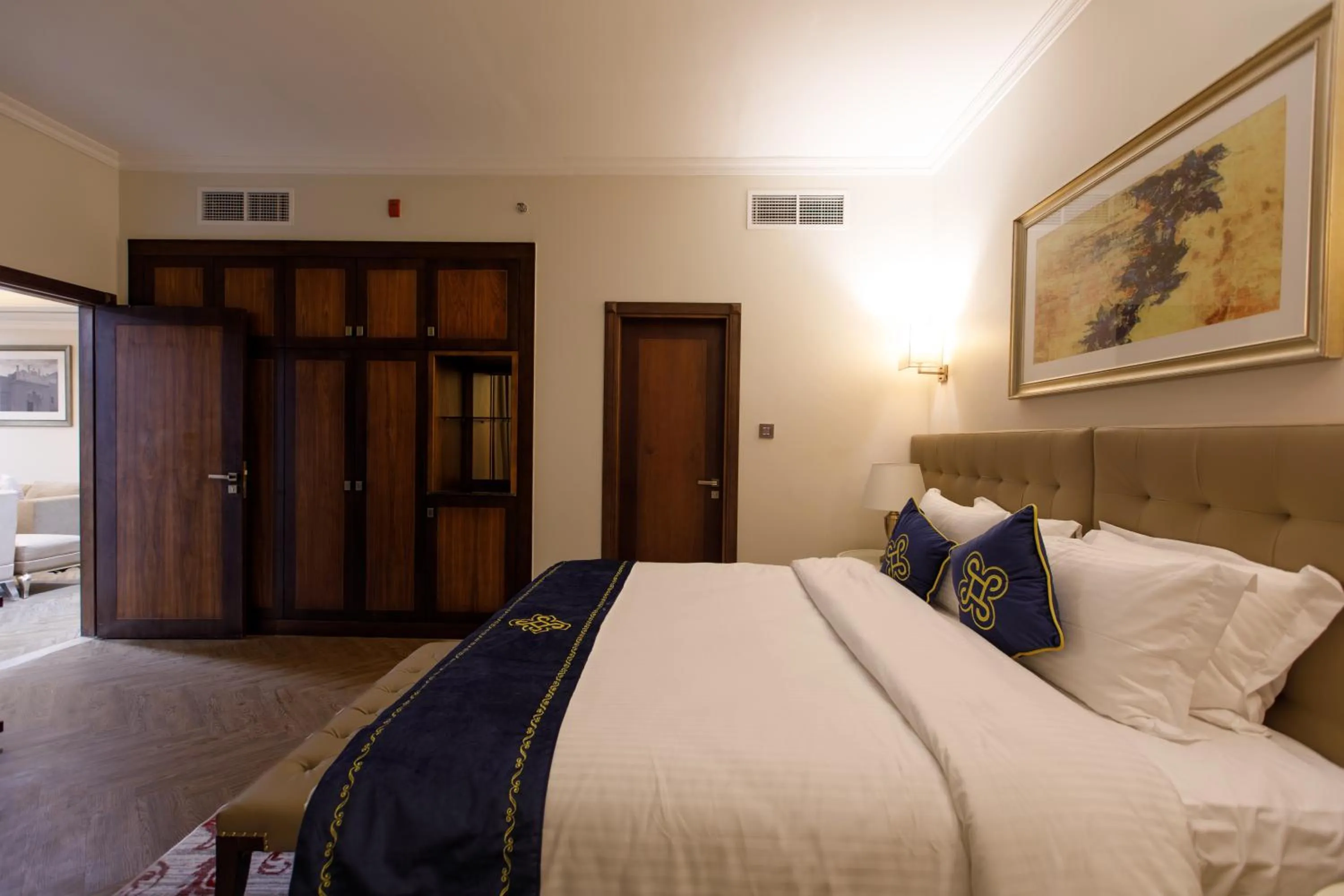 Bed in Seven Seas Hotel