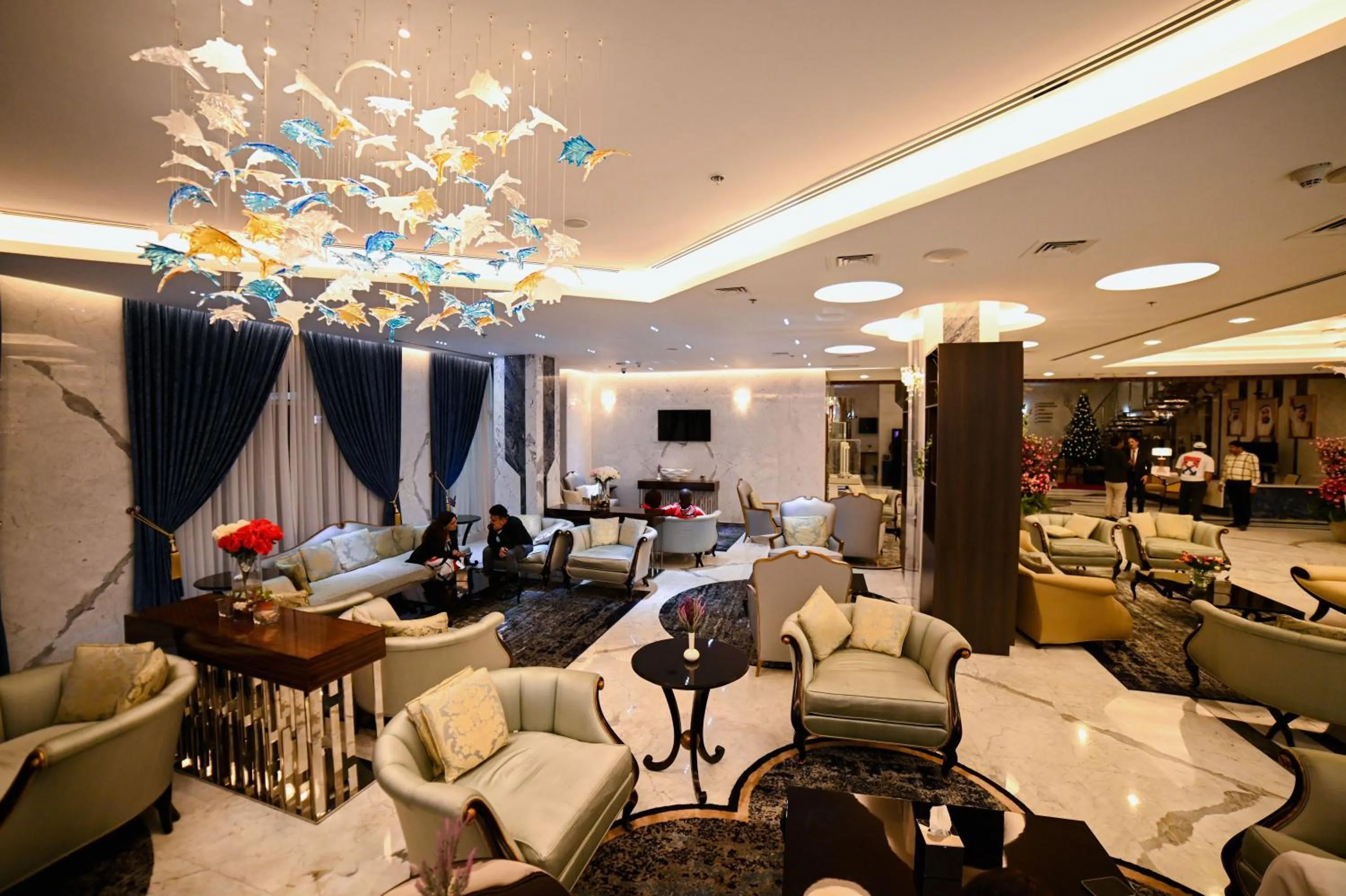 Lobby or reception in Seven Seas Hotel