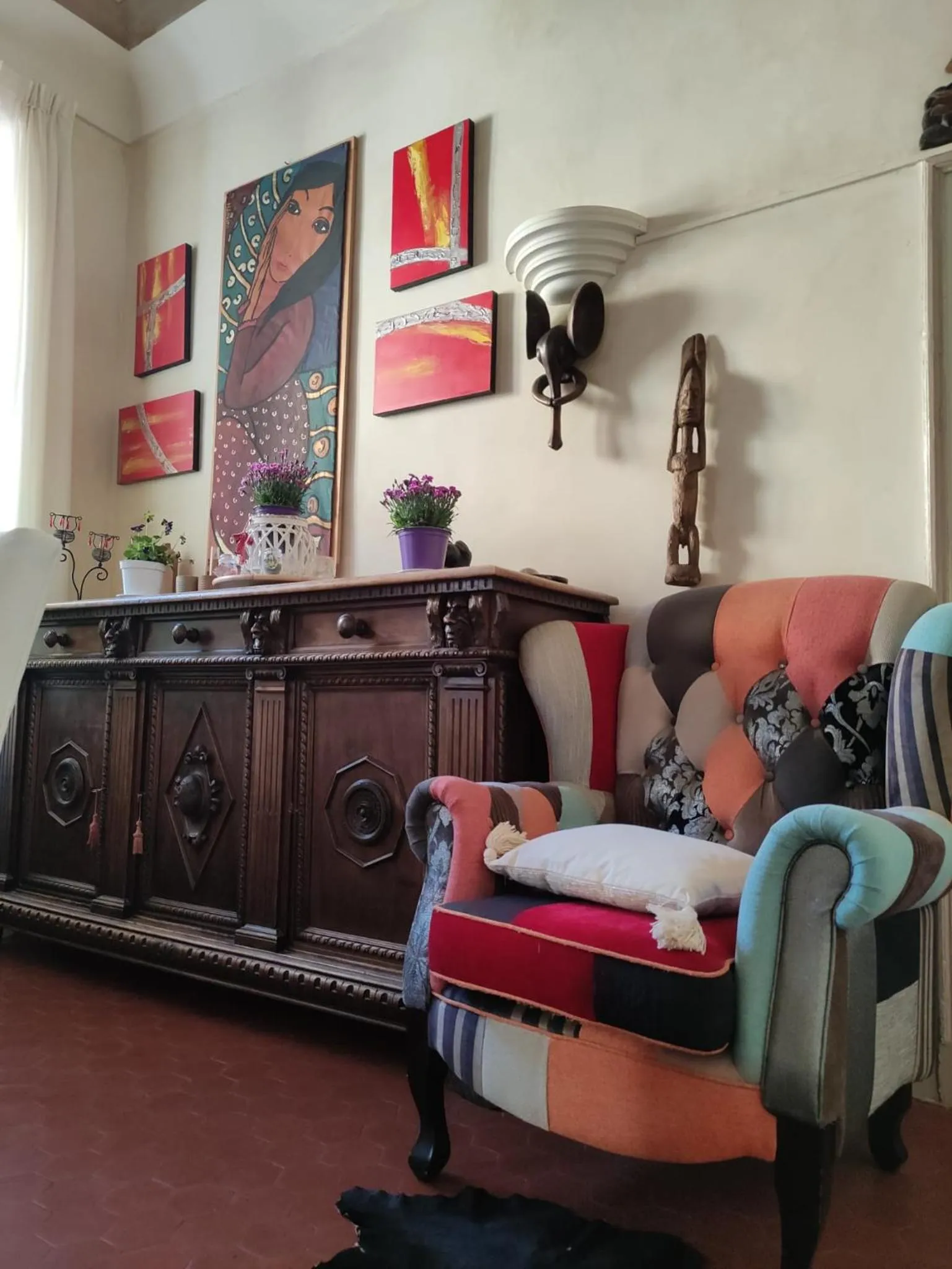 Living room in Hotel Glicine