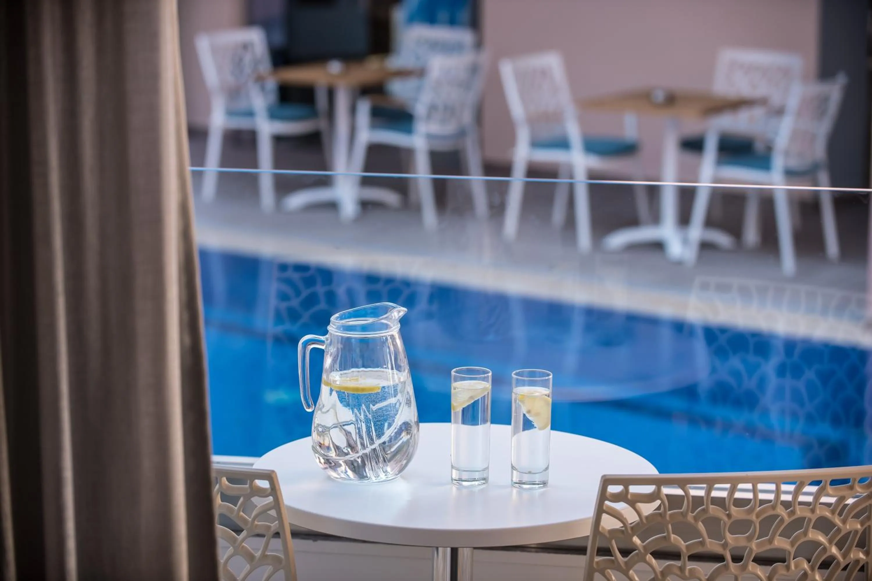 Balcony/Terrace in Omiros Boutique Hotel (Adults Only)