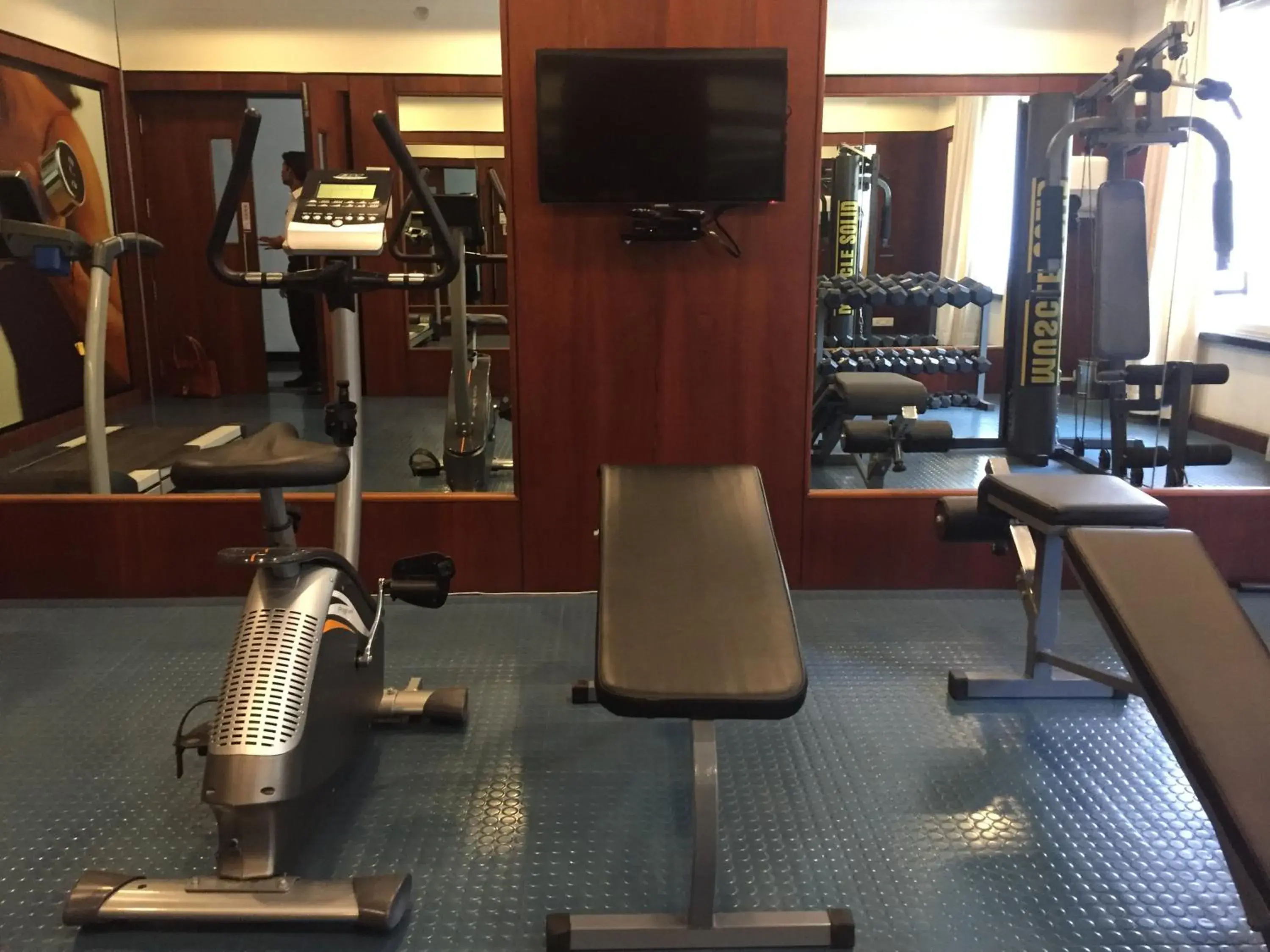 Fitness centre/facilities in Lilac Hotel 3rd Block Fitness centre/facilities in Lilac Hotel 3rd Block