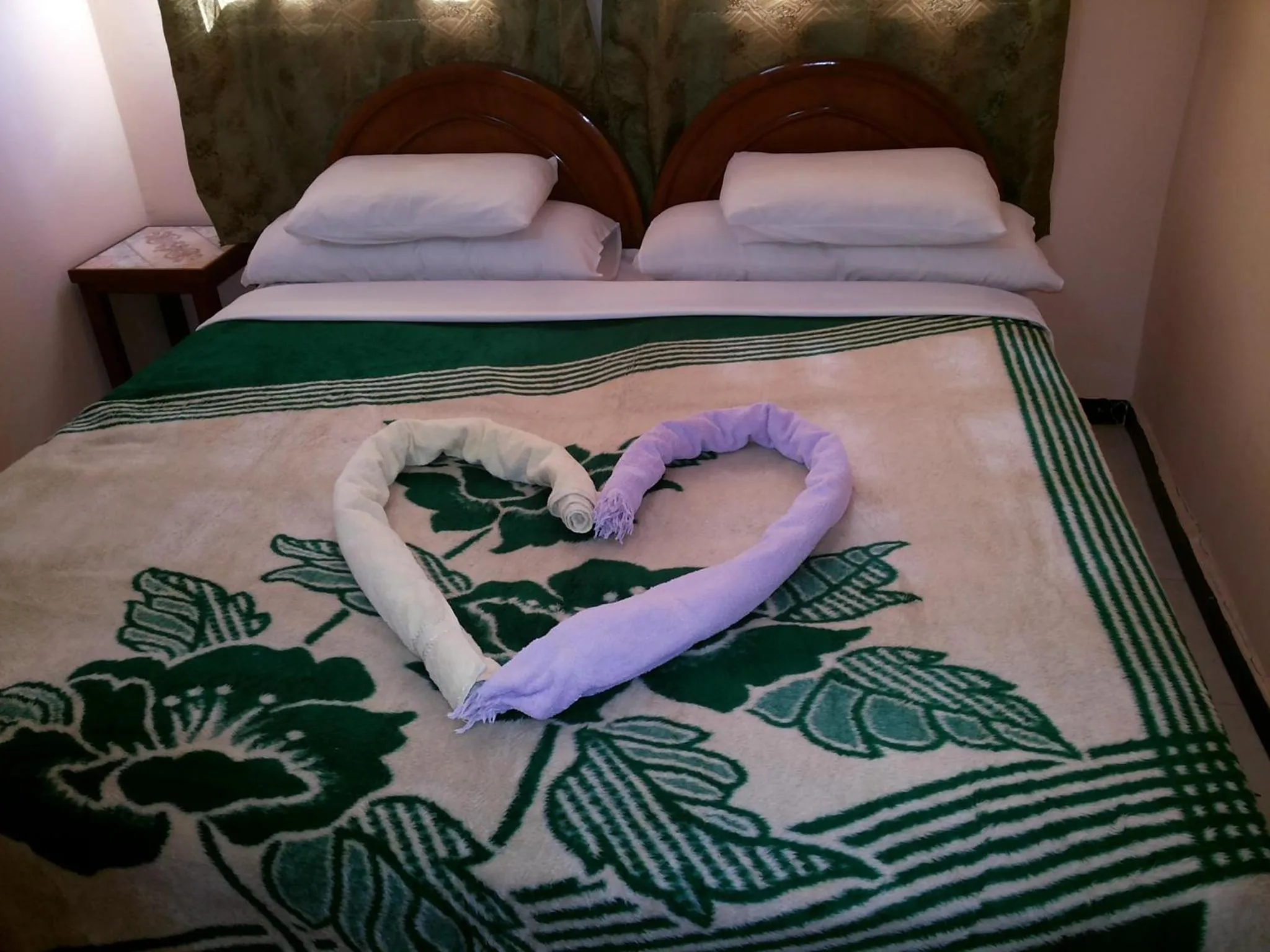 Bed in Amenophis Hotel