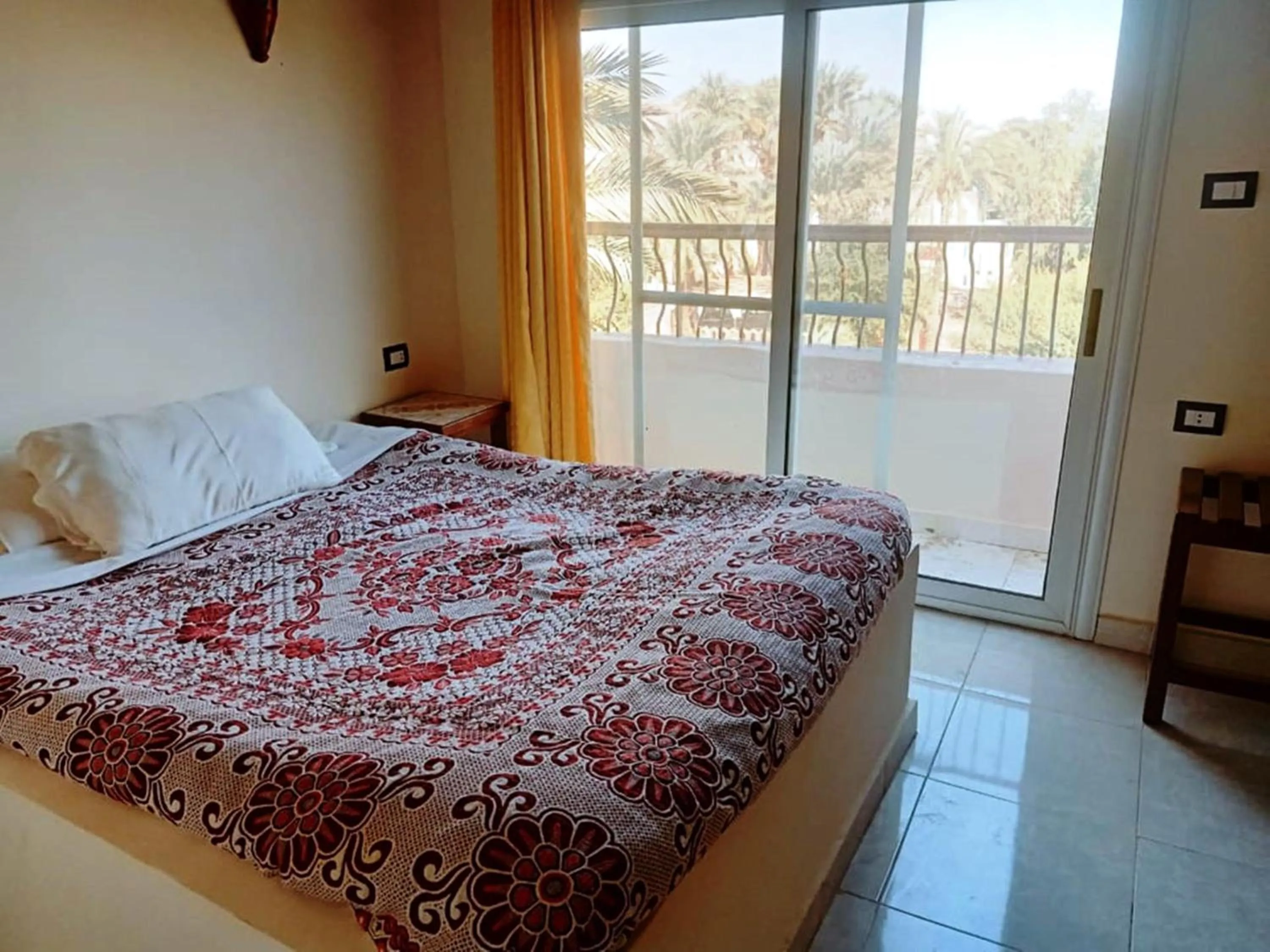 Bed in Amenophis Hotel