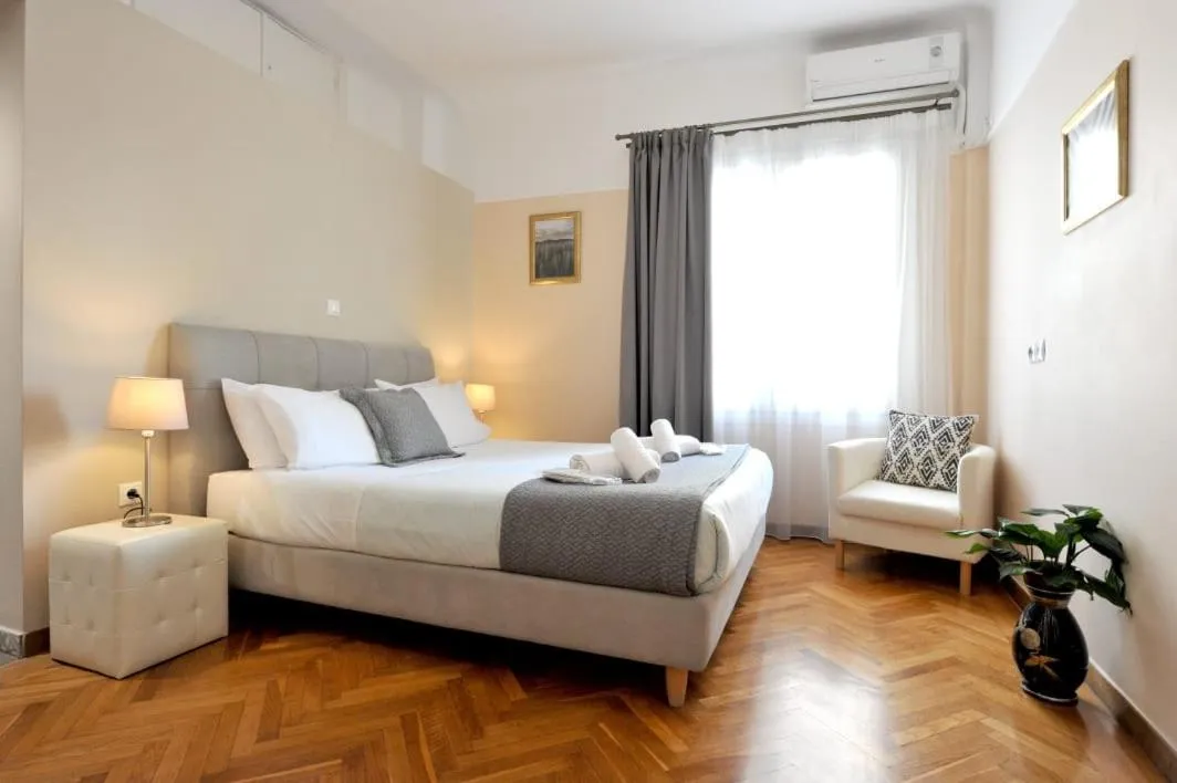 Photo of the whole room, Bed in My Athens House