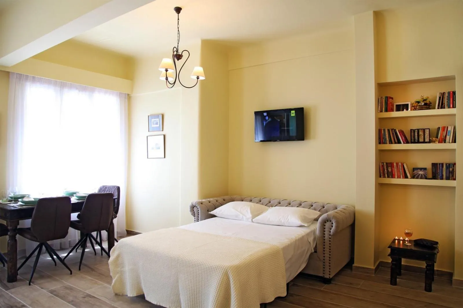 Living room, Bed in My Athens House