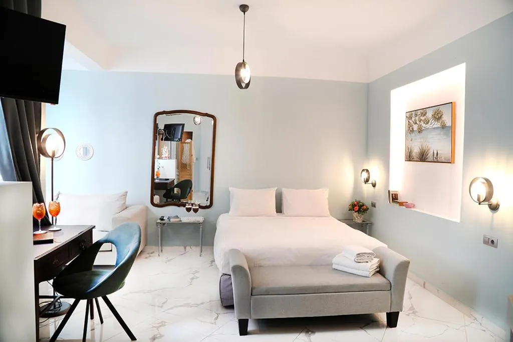 Photo of the whole room, Bed in My Athens House