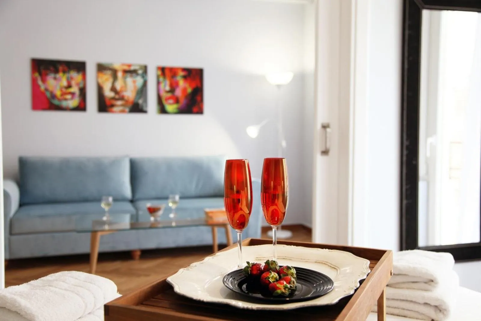 Seating area in My Athens House