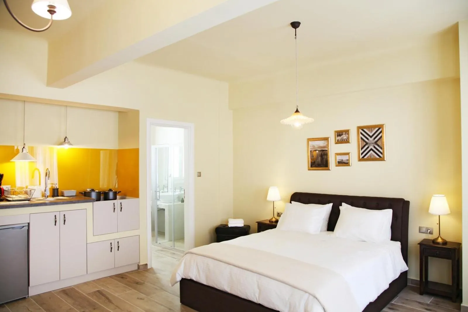 Photo of the whole room, Bed in My Athens House