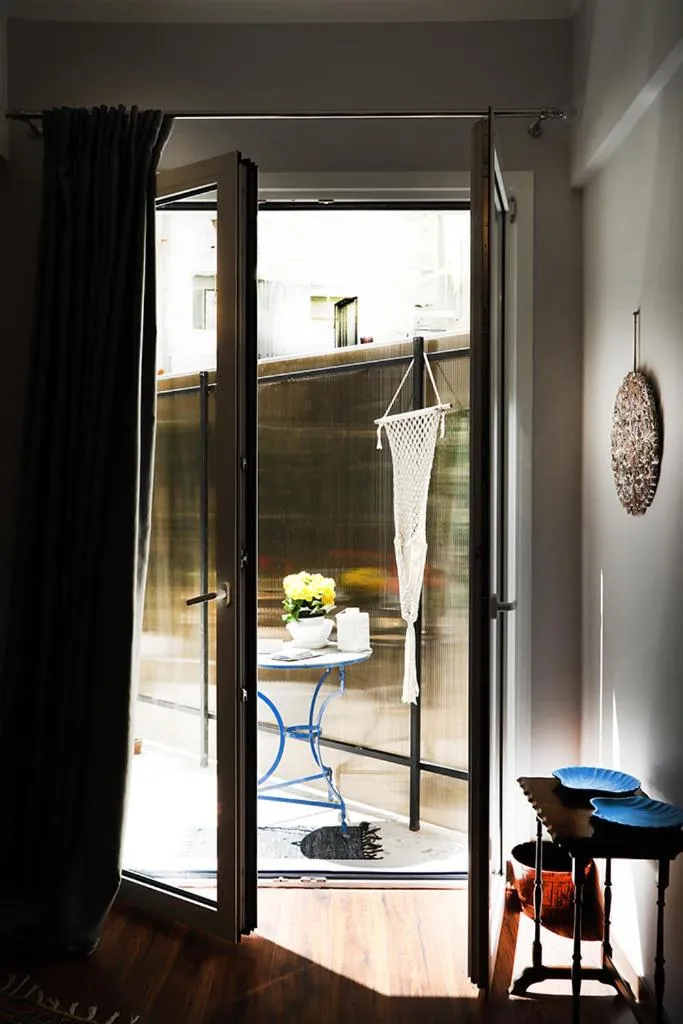 Patio, Bed in My Athens House