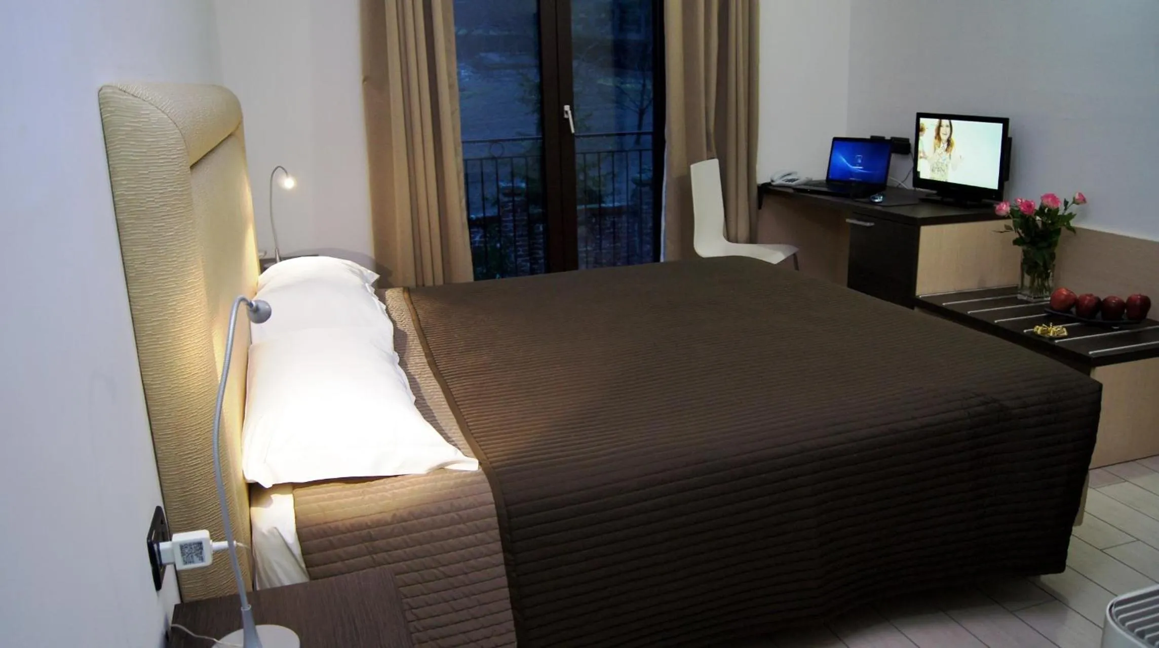 Bedroom, Bed in Hotel e trattoria San Giorgio