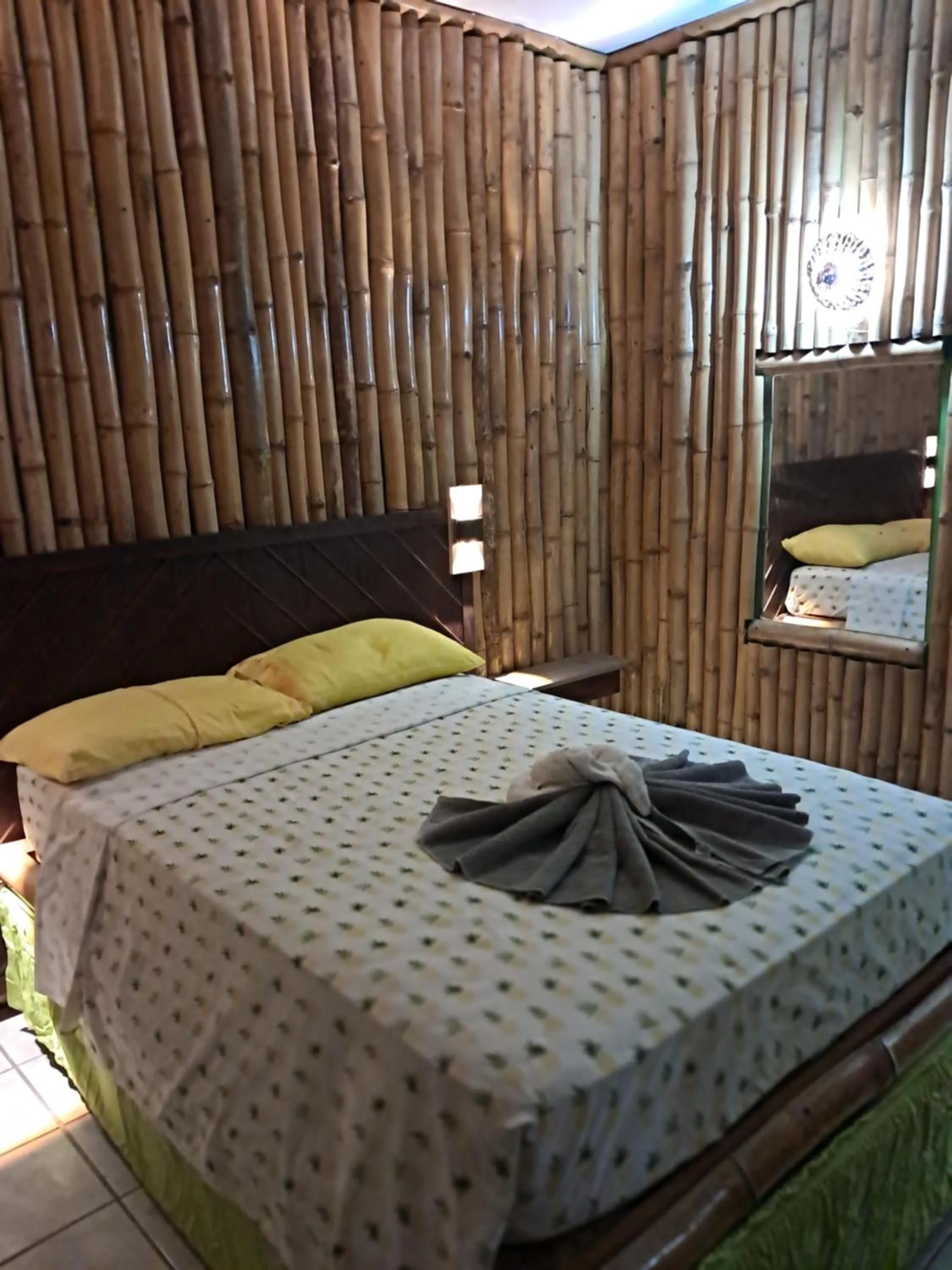 Bed in Barry's Rooms Negril