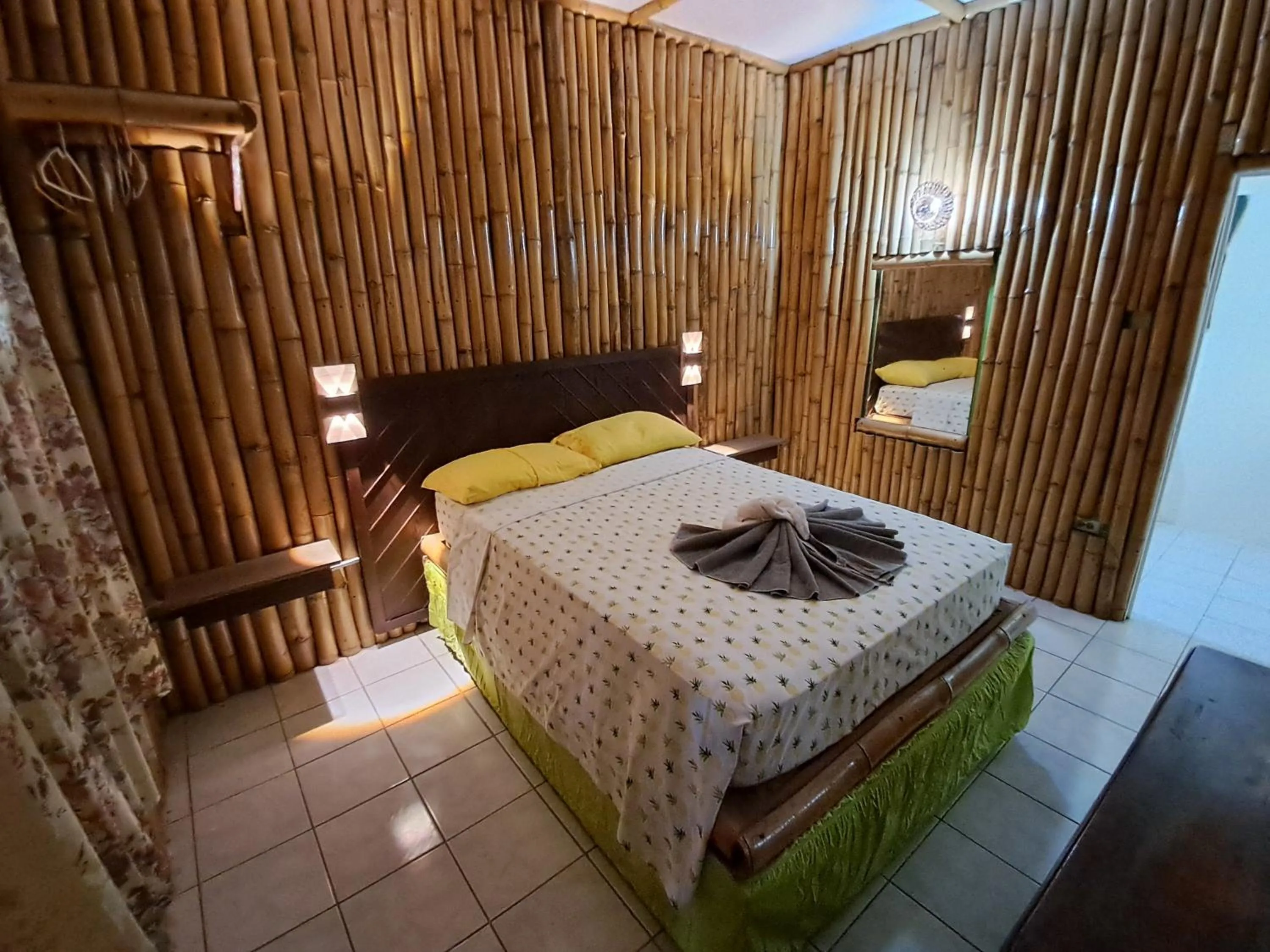 Bed in Barry's Rooms Negril