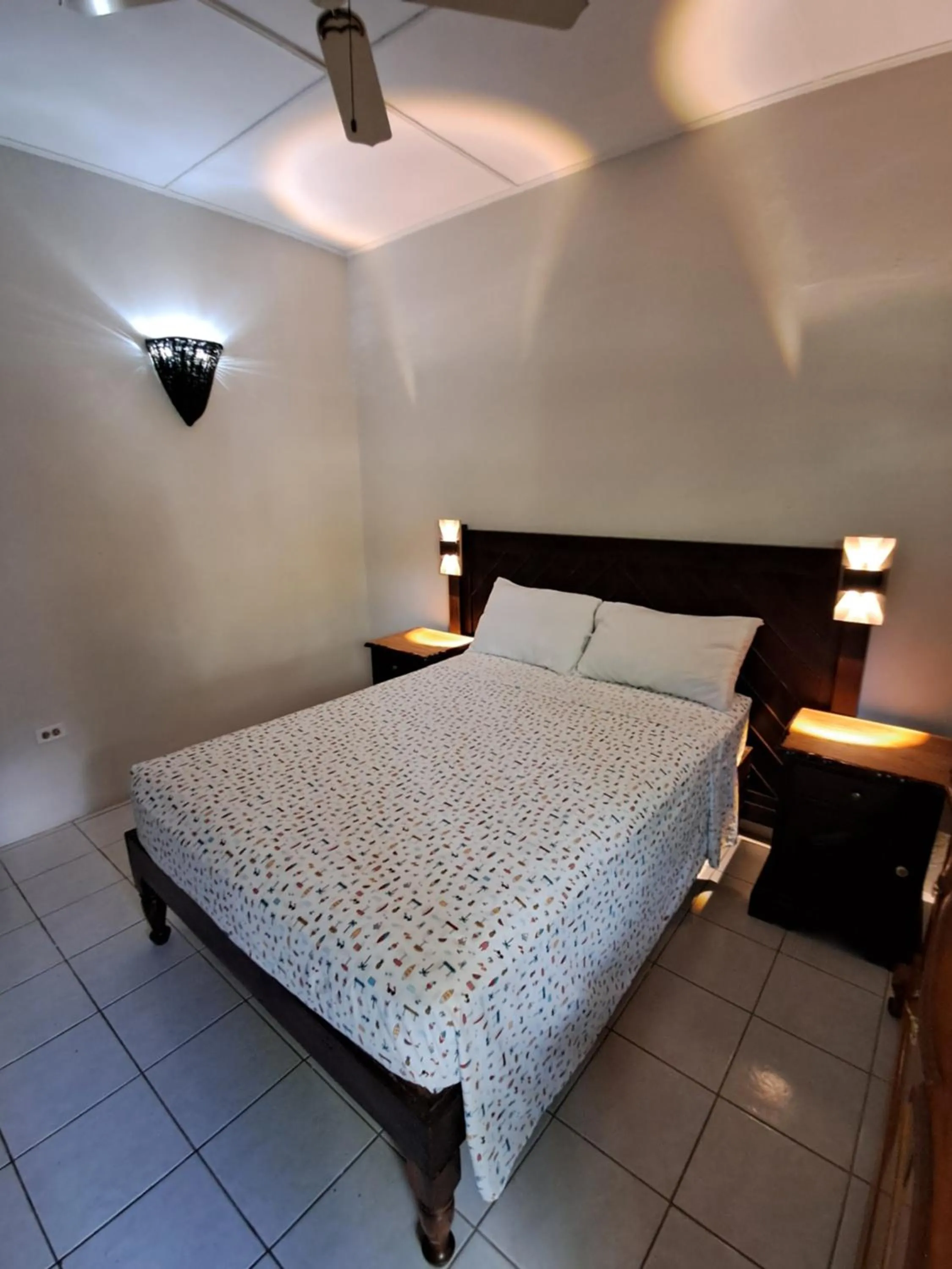 Bed in Barry's Rooms Negril