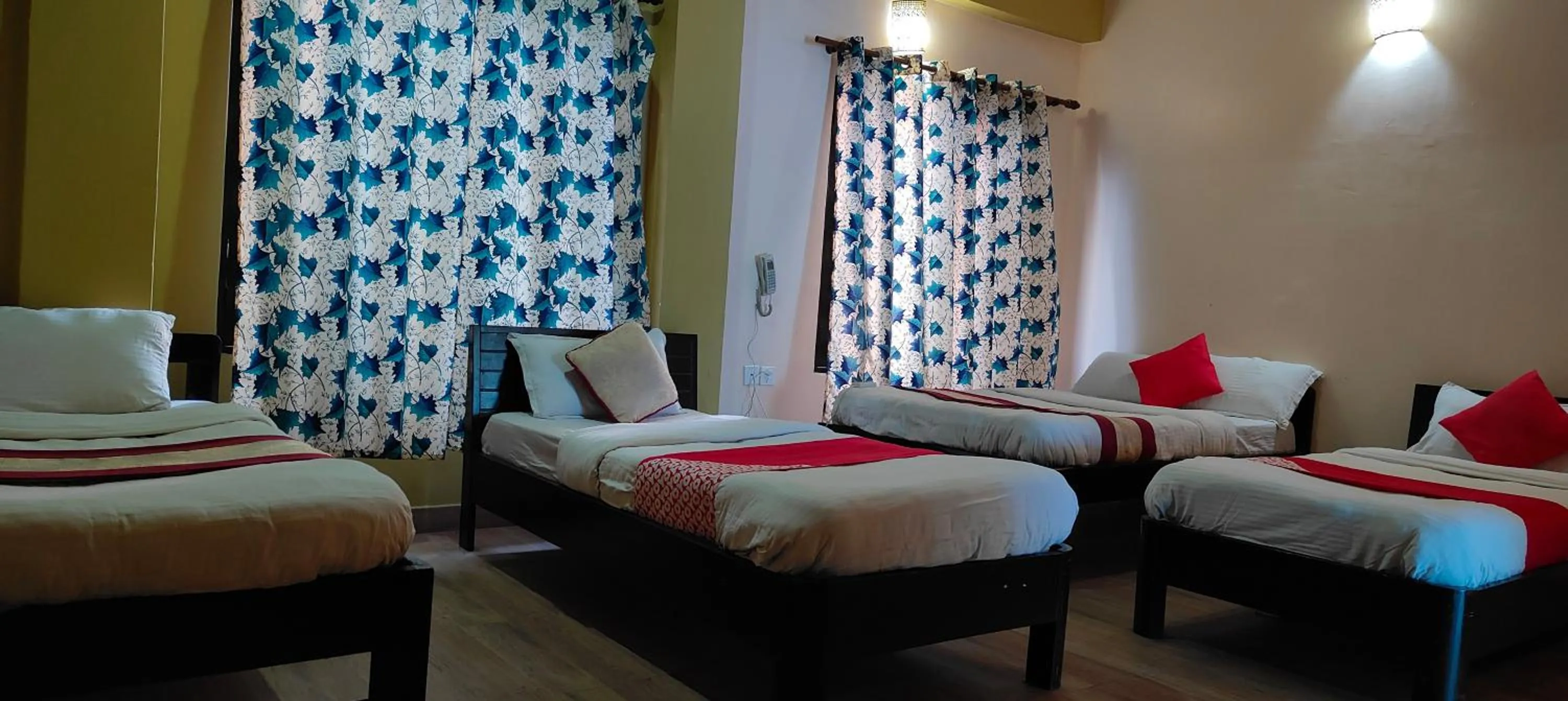 Single Bed in Male Dormitory Room in Hotel August International
