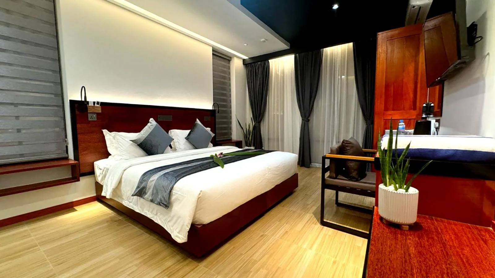 Bed in Baa Sand Maldives