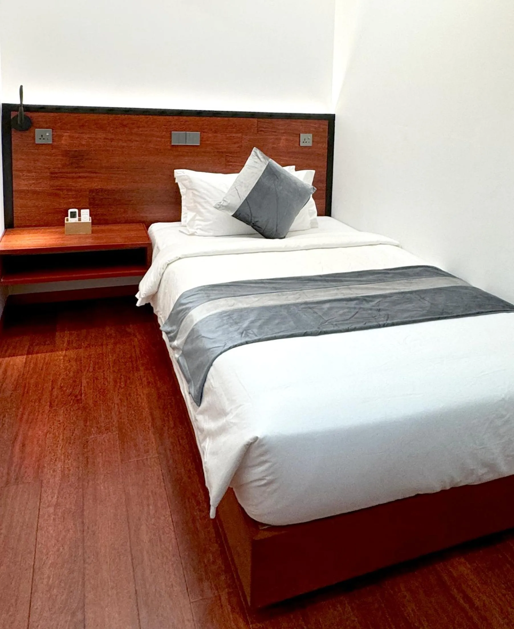 Bed in Baa Sand Maldives