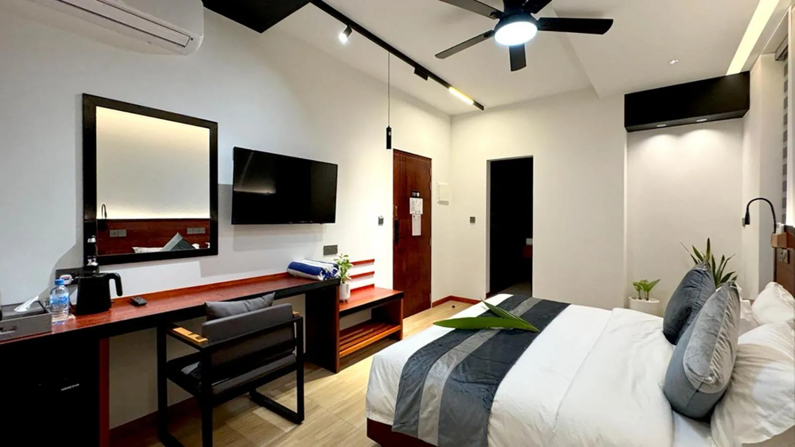 Bed in Baa Sand Maldives
