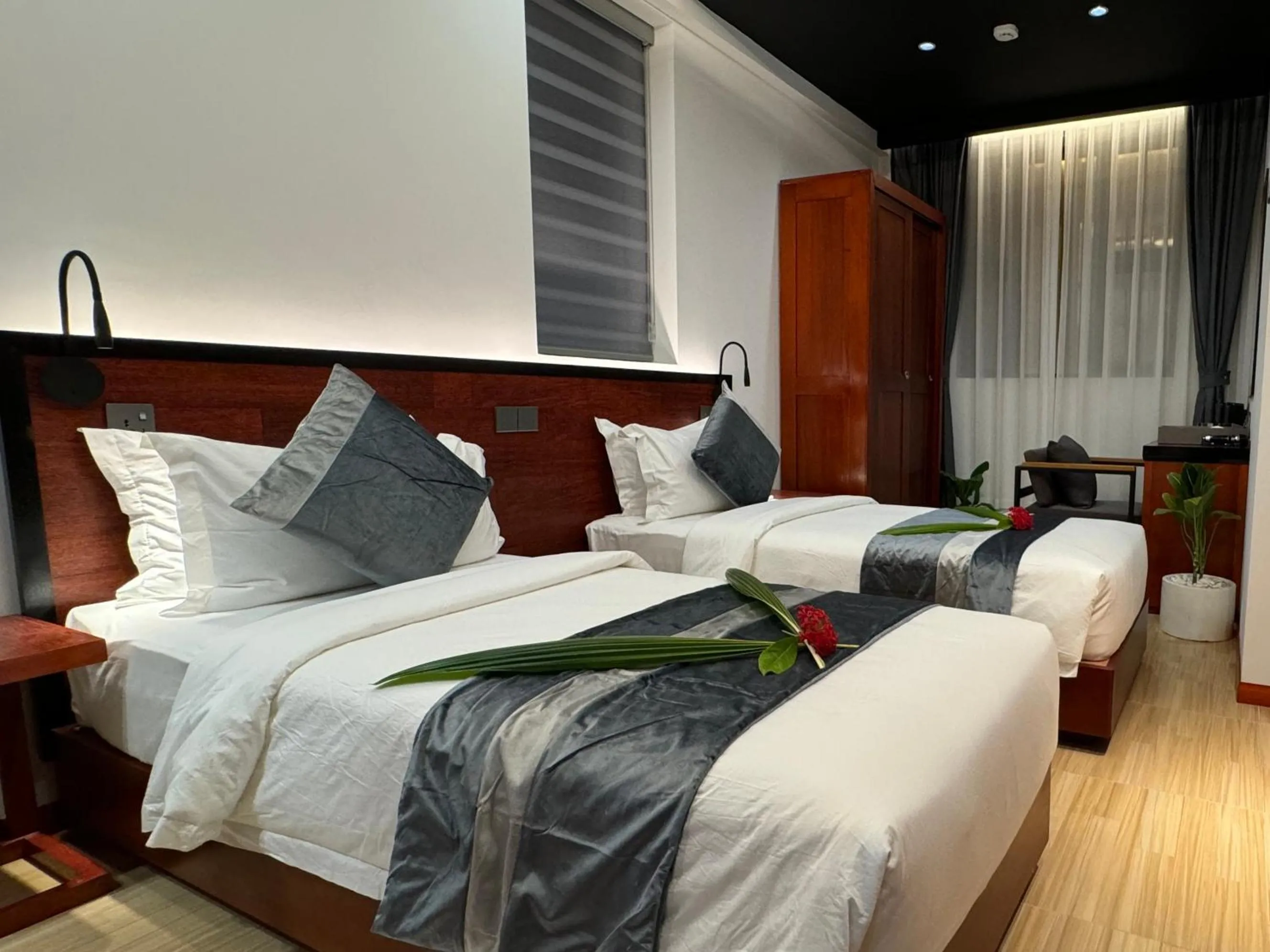 Bed in Baa Sand Maldives
