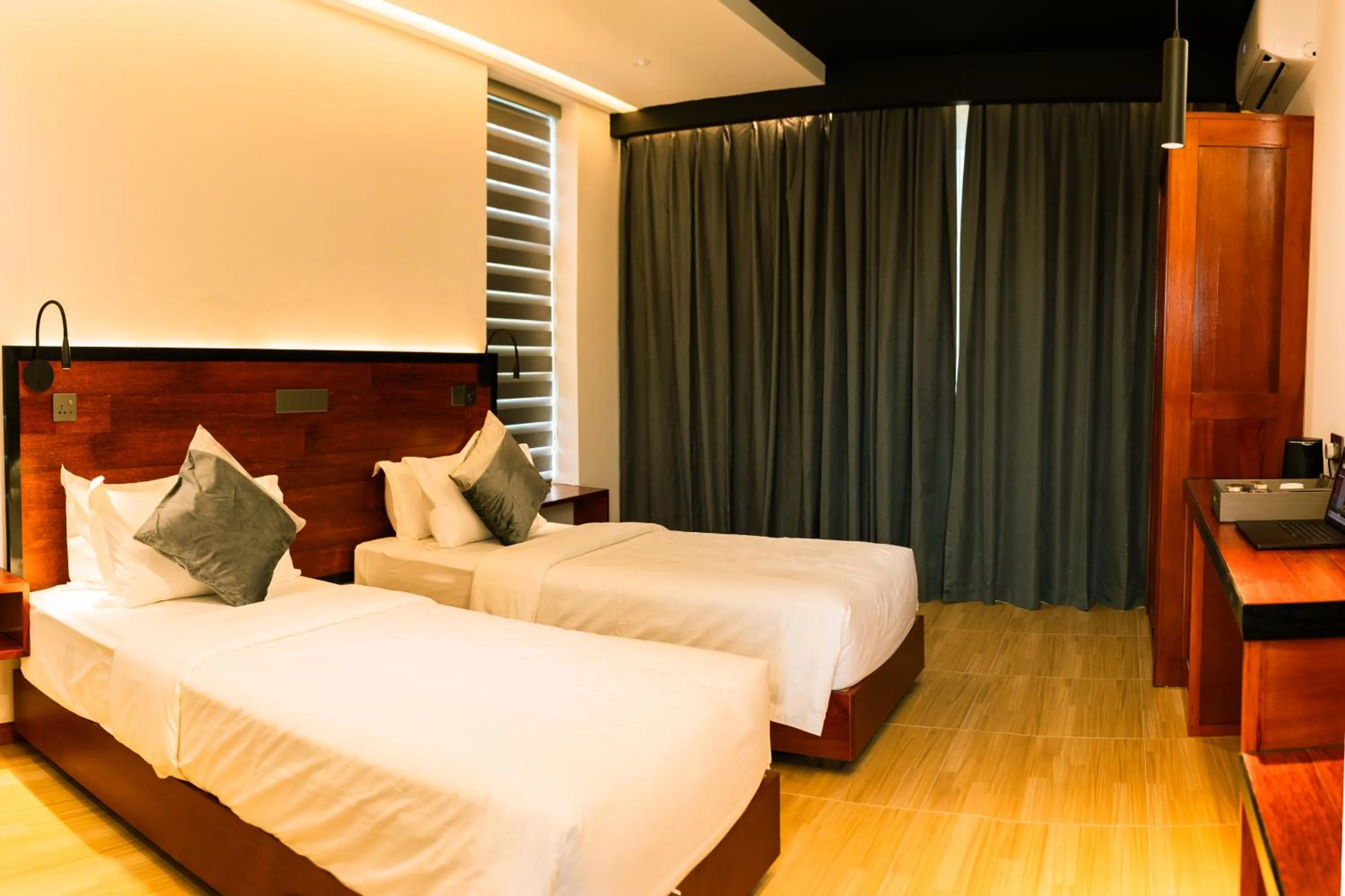 Bed in Baa Sand Maldives