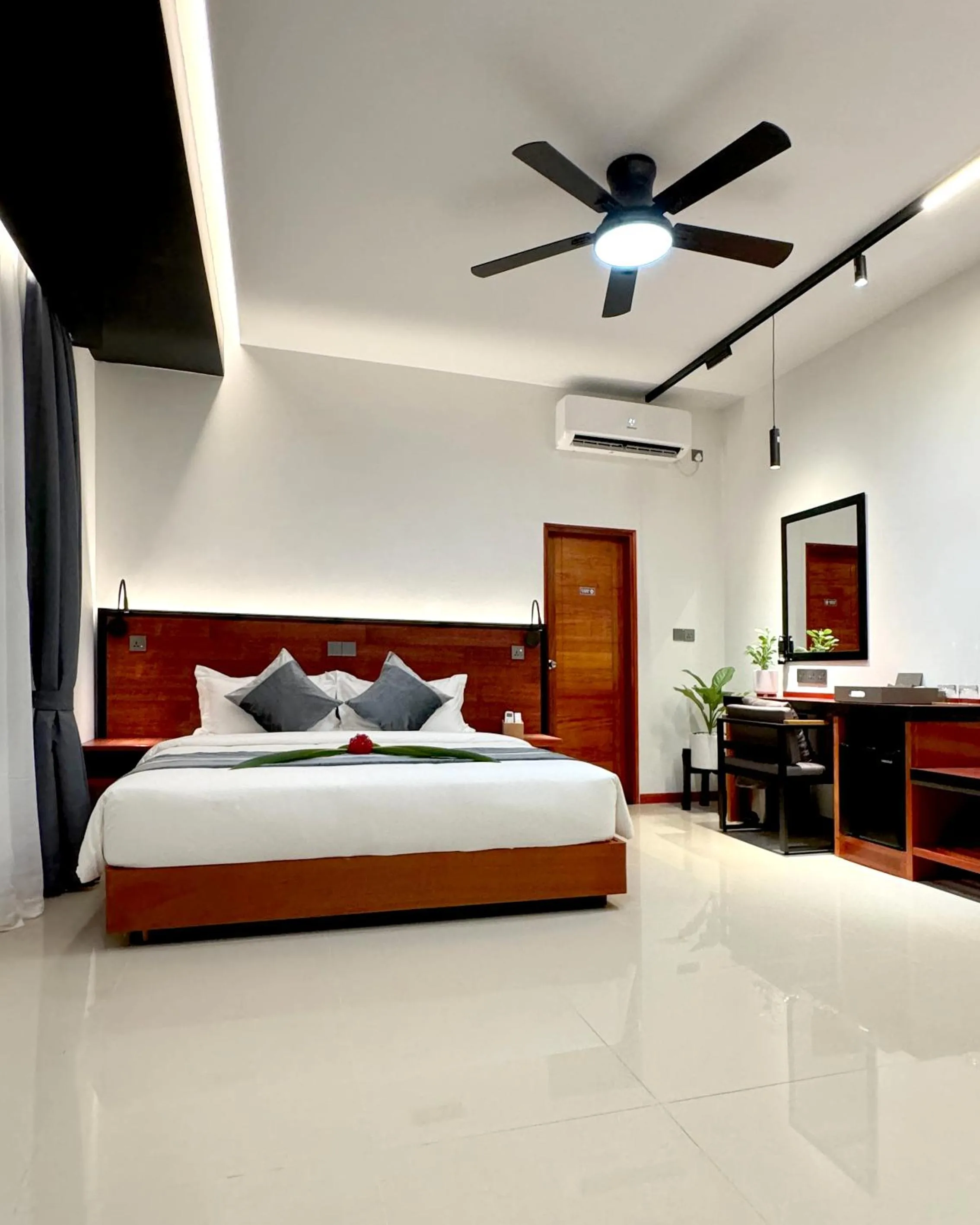 Bed in Baa Sand Maldives
