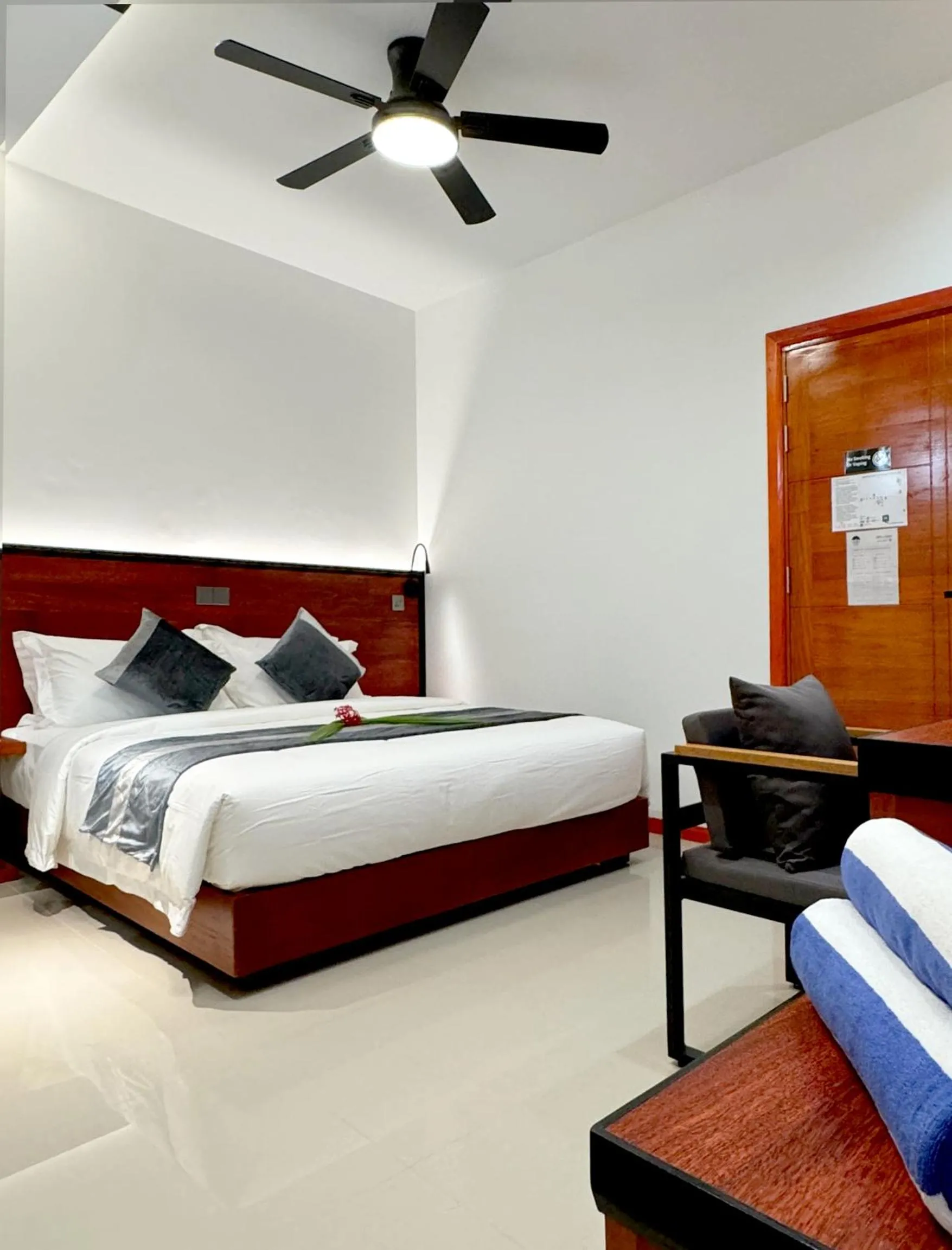 Bed in Baa Sand Maldives