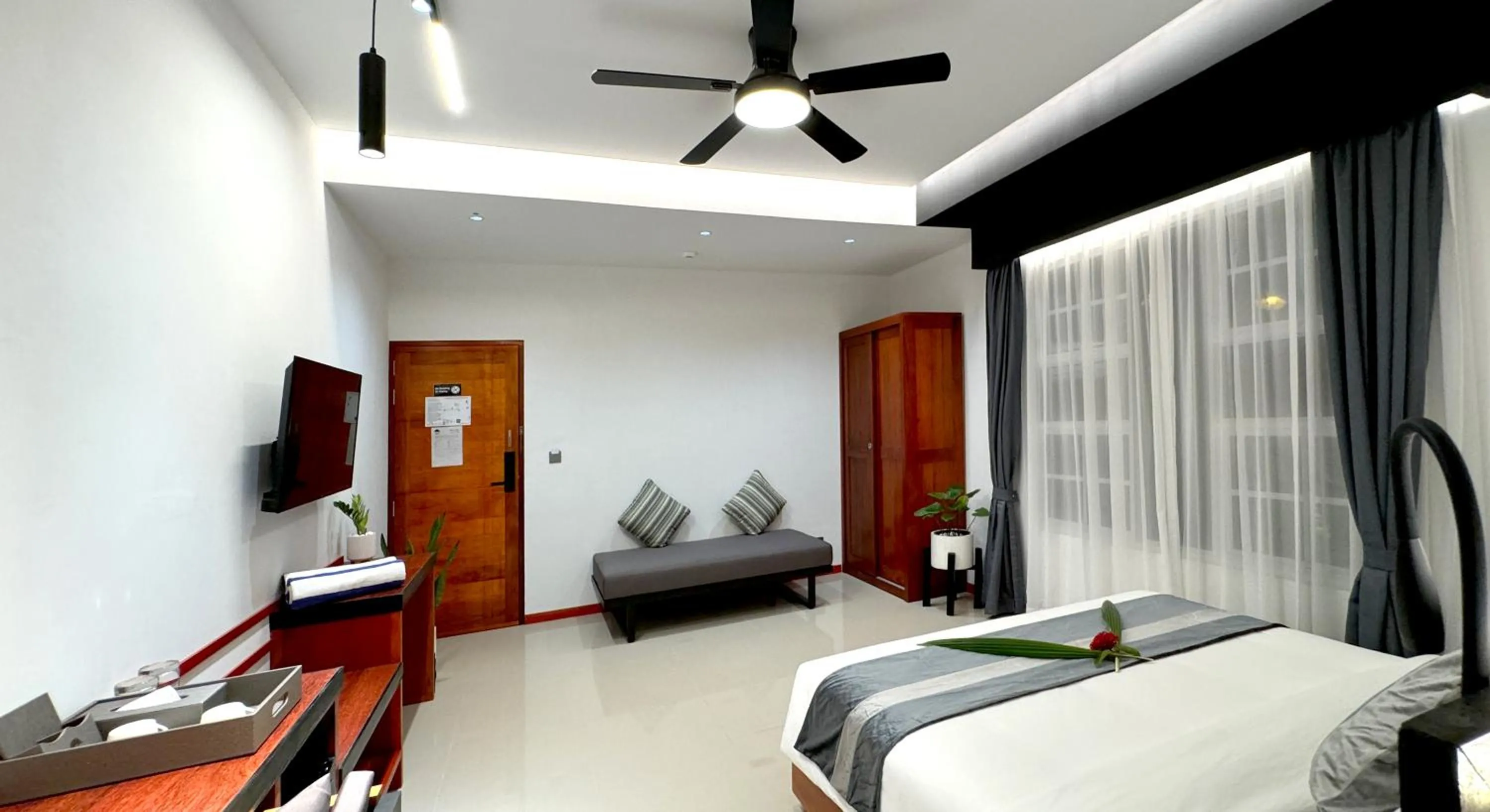 Bed in Baa Sand Maldives