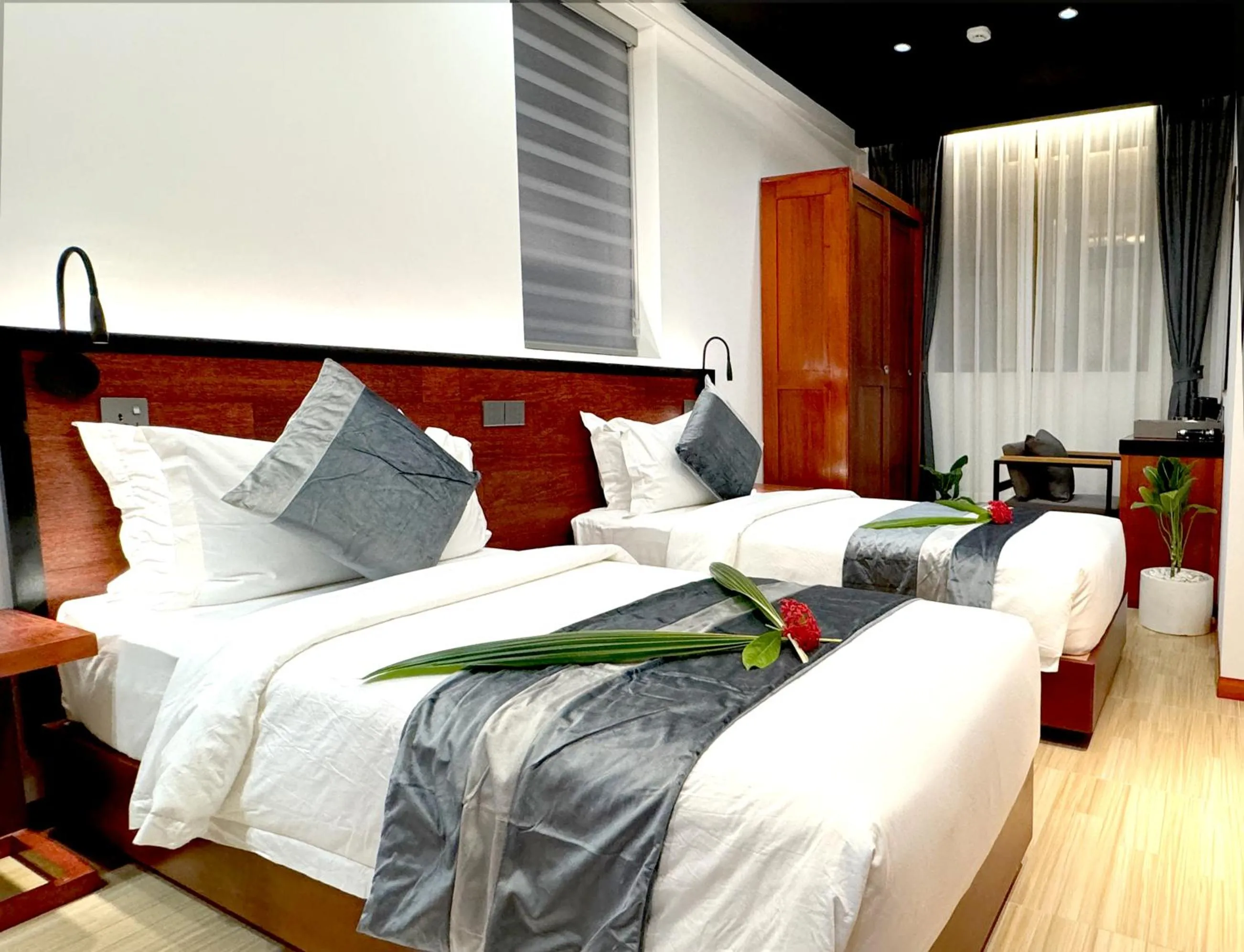 Bed in Baa Sand Maldives