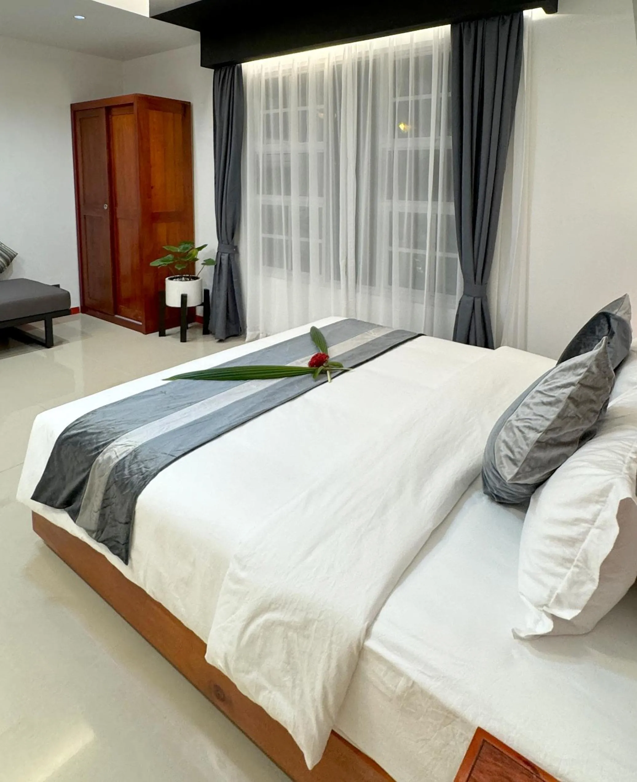 Bed in Baa Sand Maldives