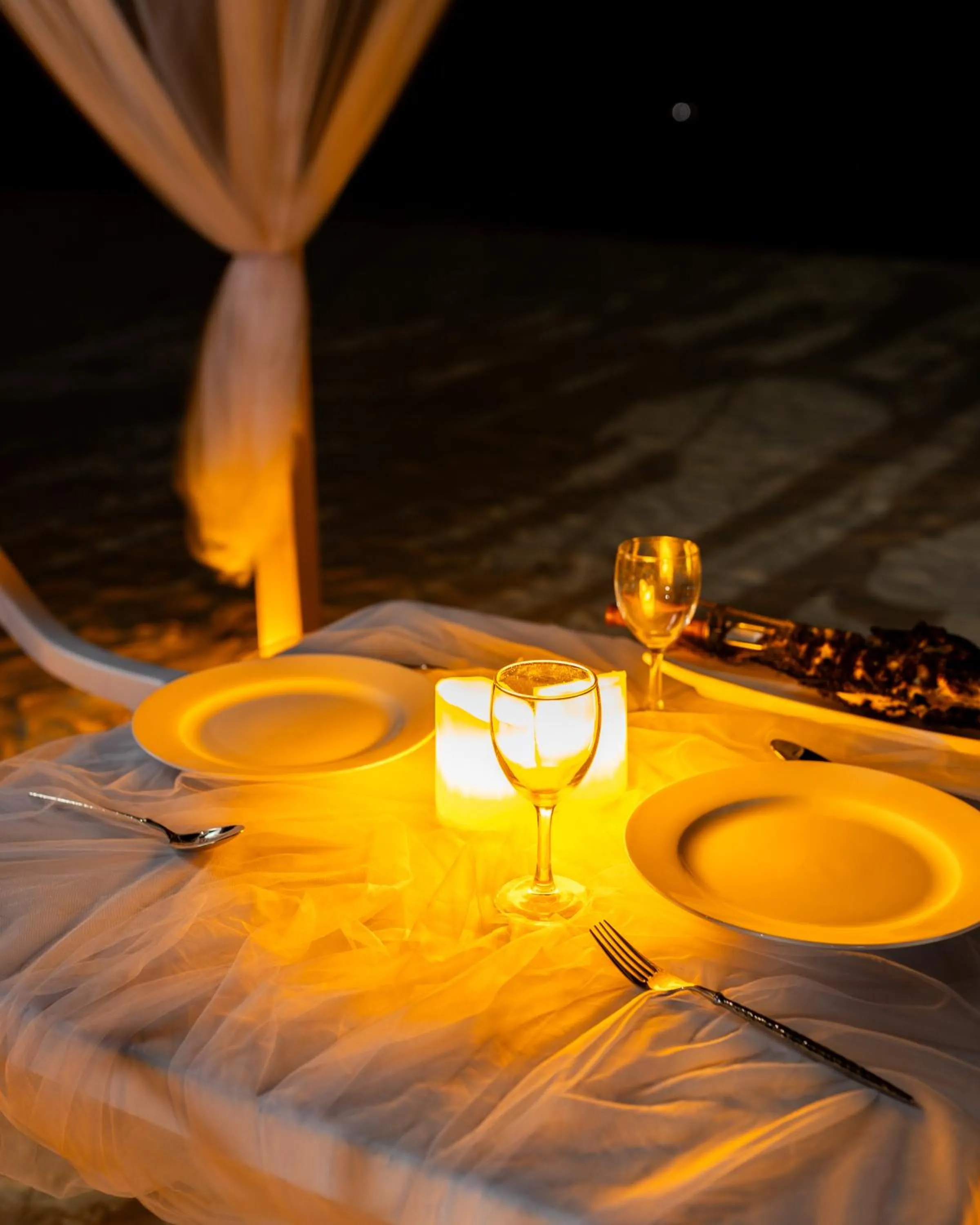 Night in Baa Sand Maldives