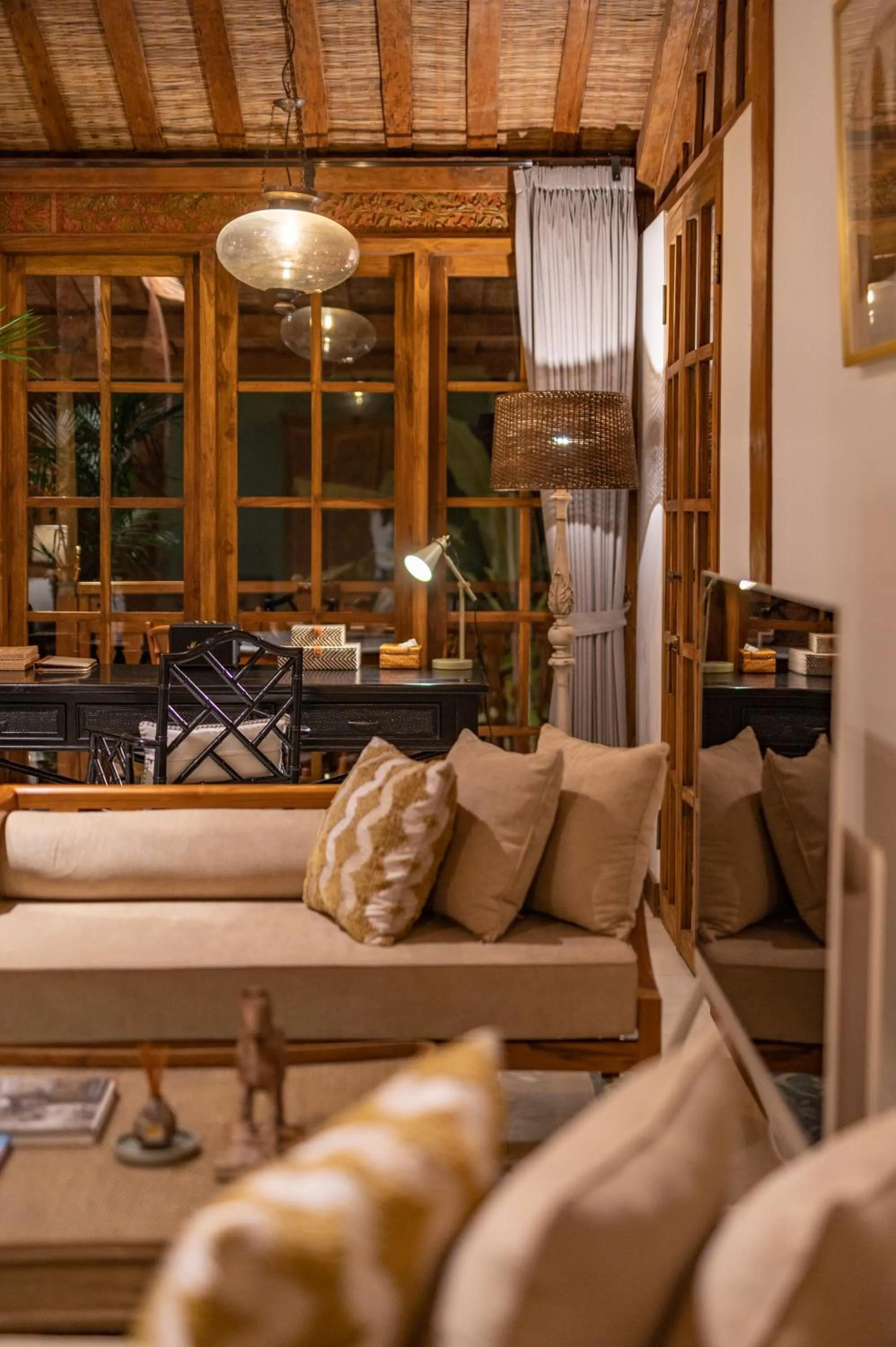 Seating area in Umah Lusa