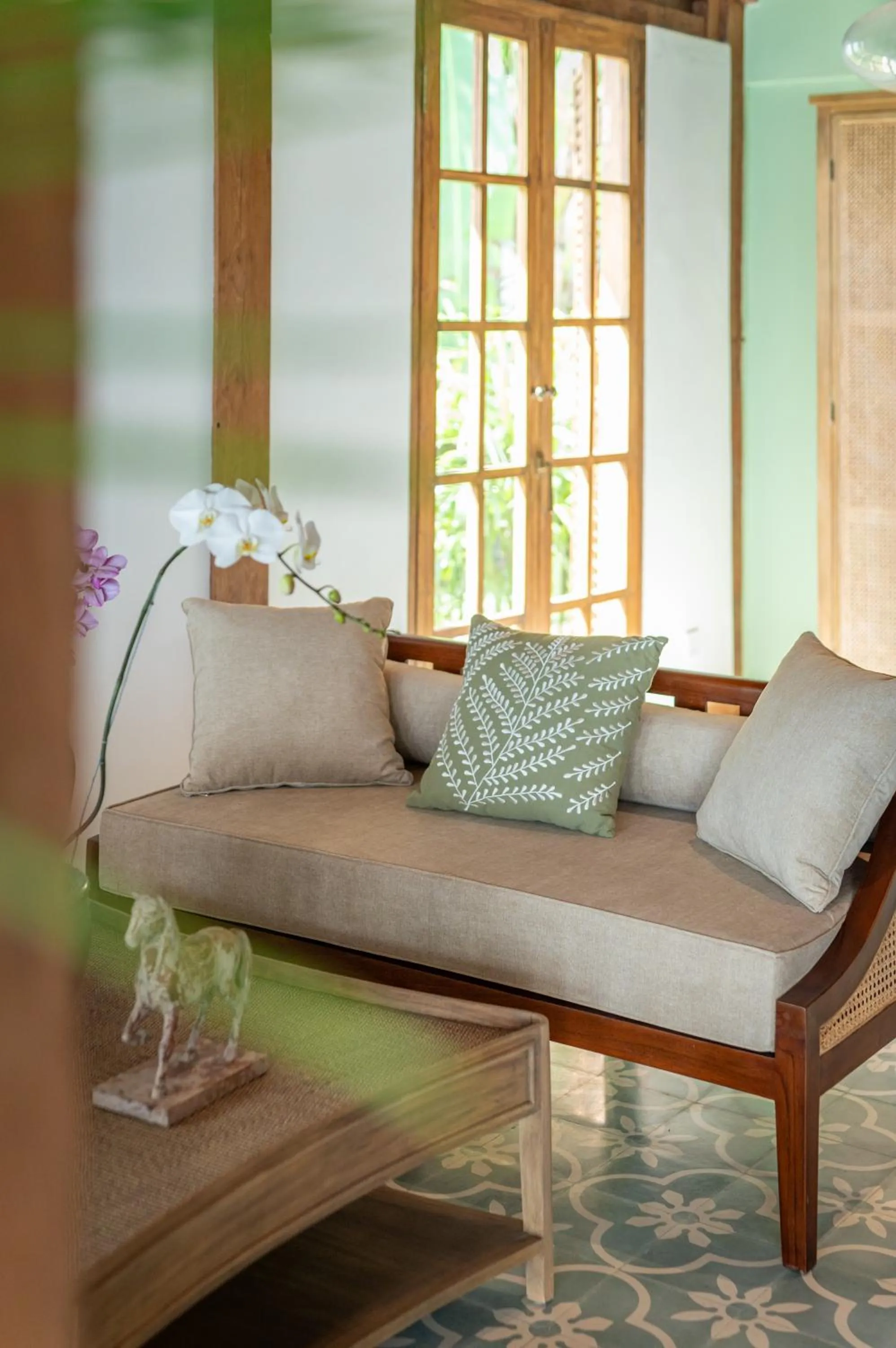 Seating area in Umah Lusa