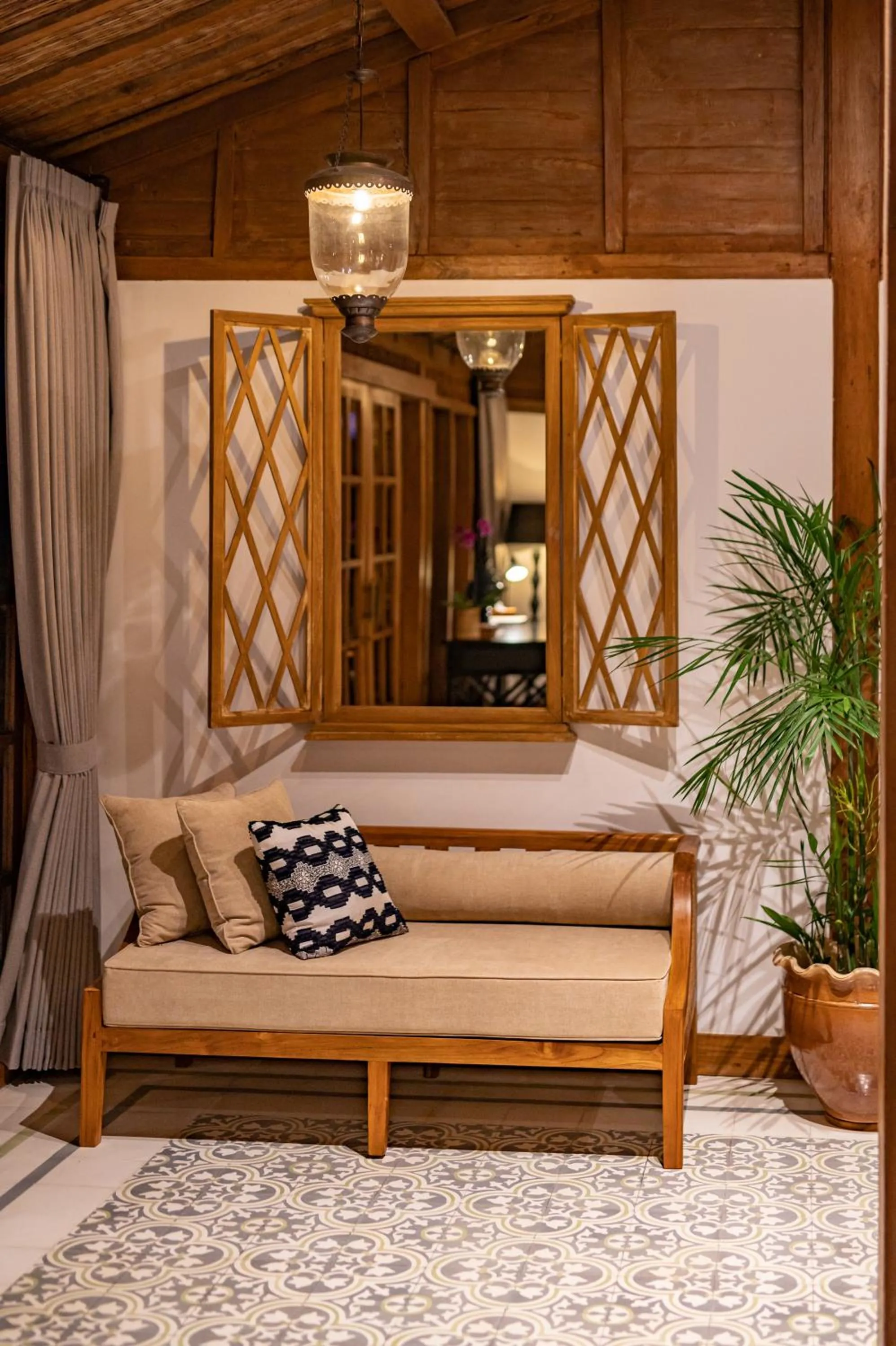 Seating area in Umah Lusa