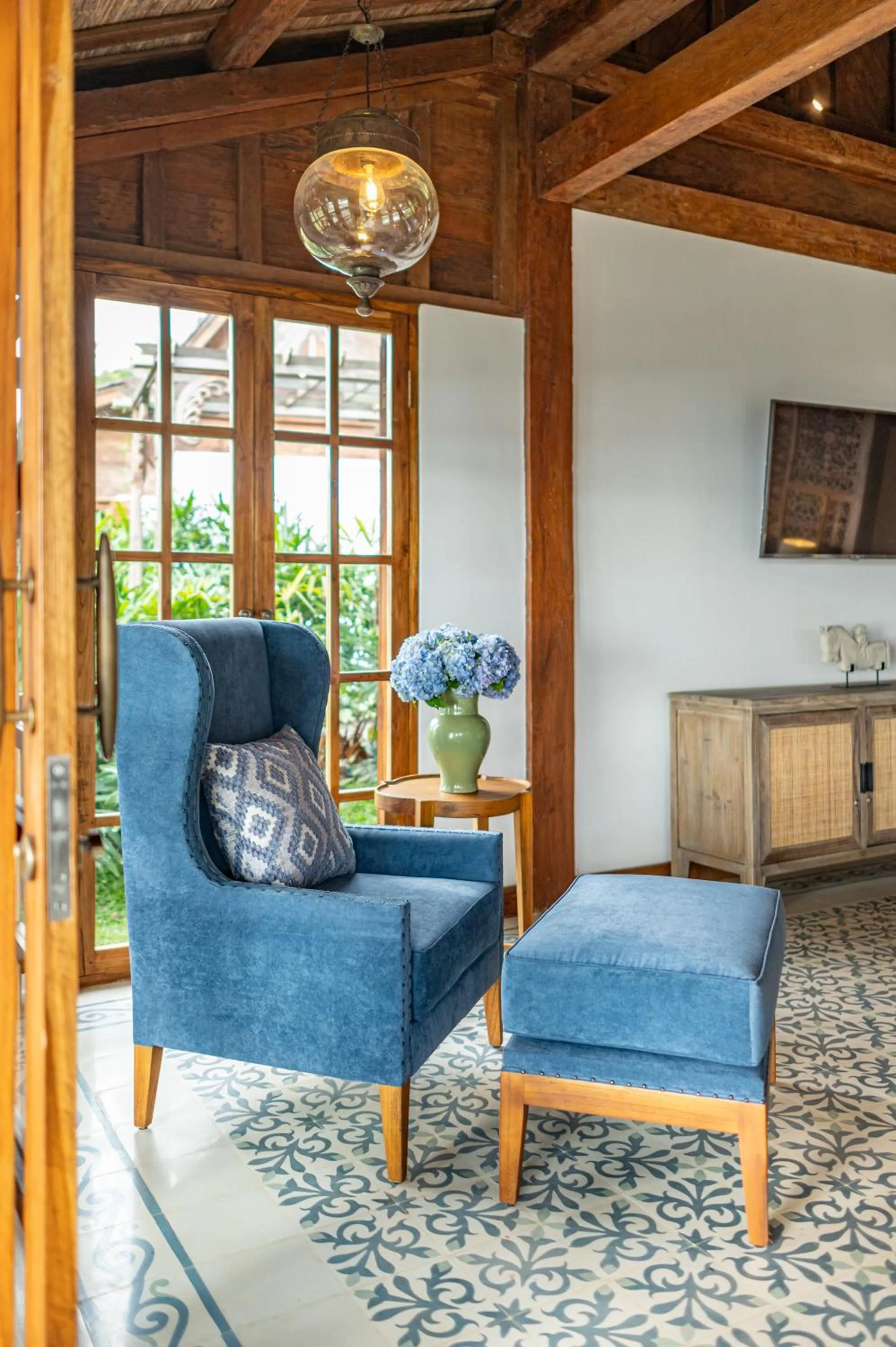 Seating area in Umah Lusa