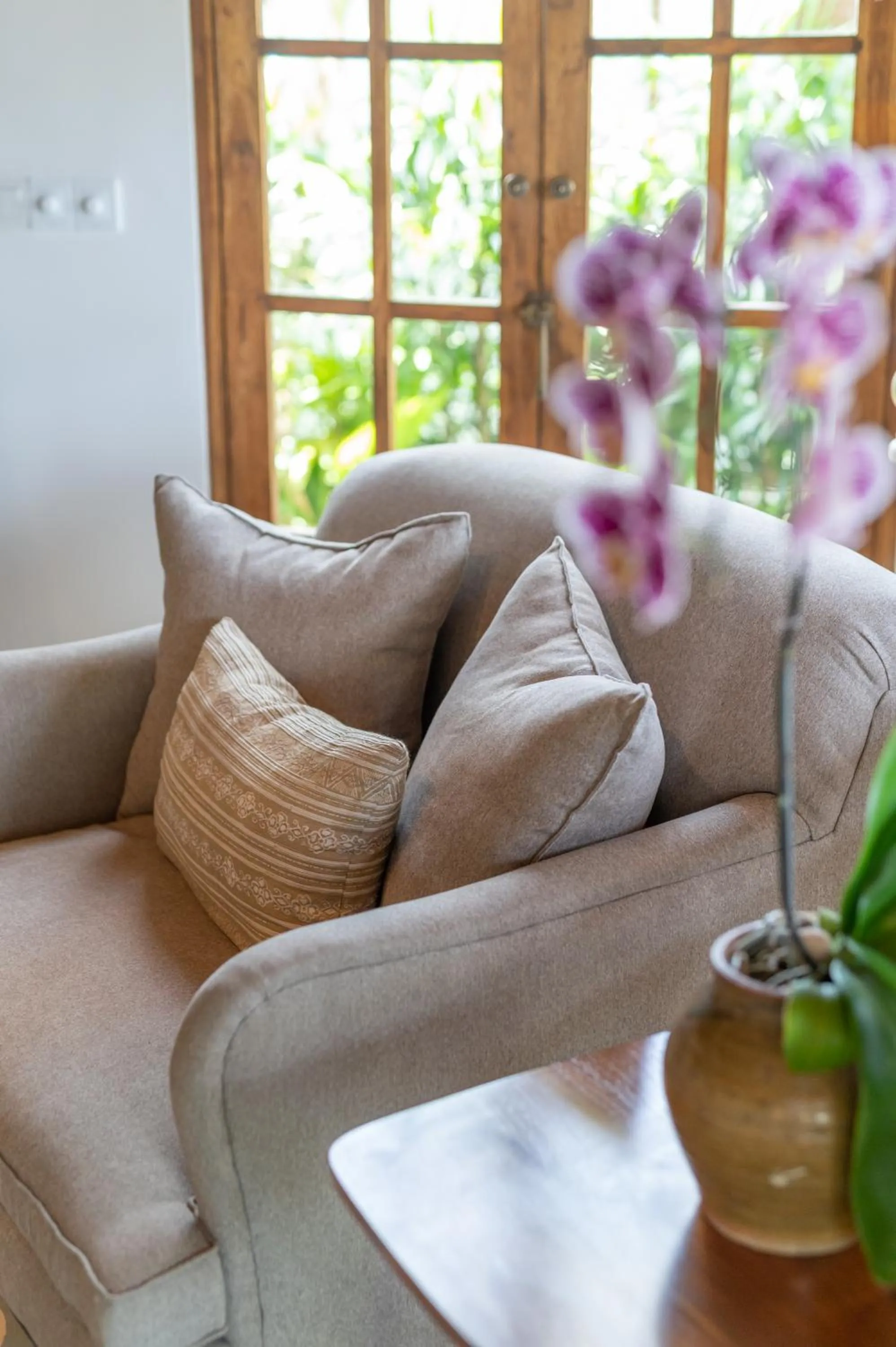 Seating area in Umah Lusa